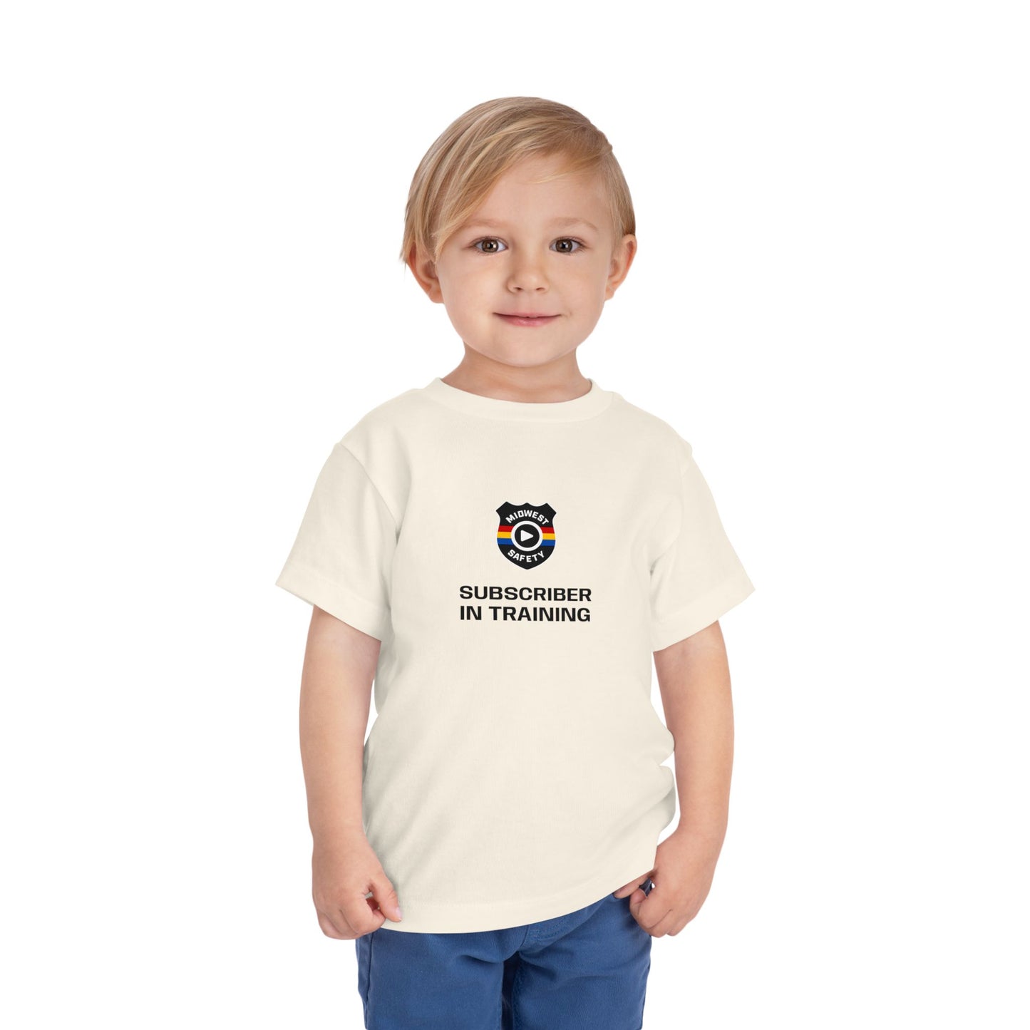“Subscriber in Training” Adorable Toddler T-Shirt with Funny Design