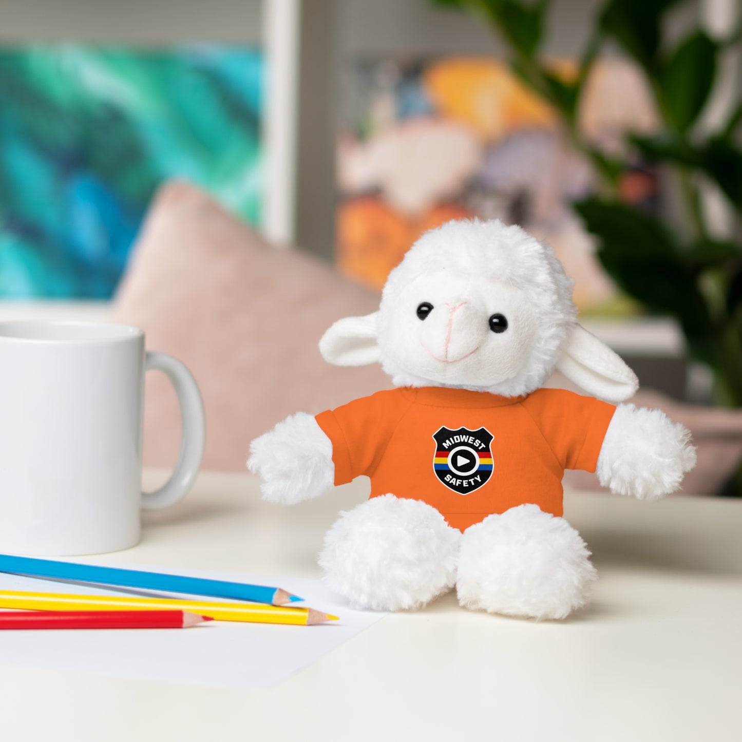 Safety-Themed Stuffed Animal Plush Toy