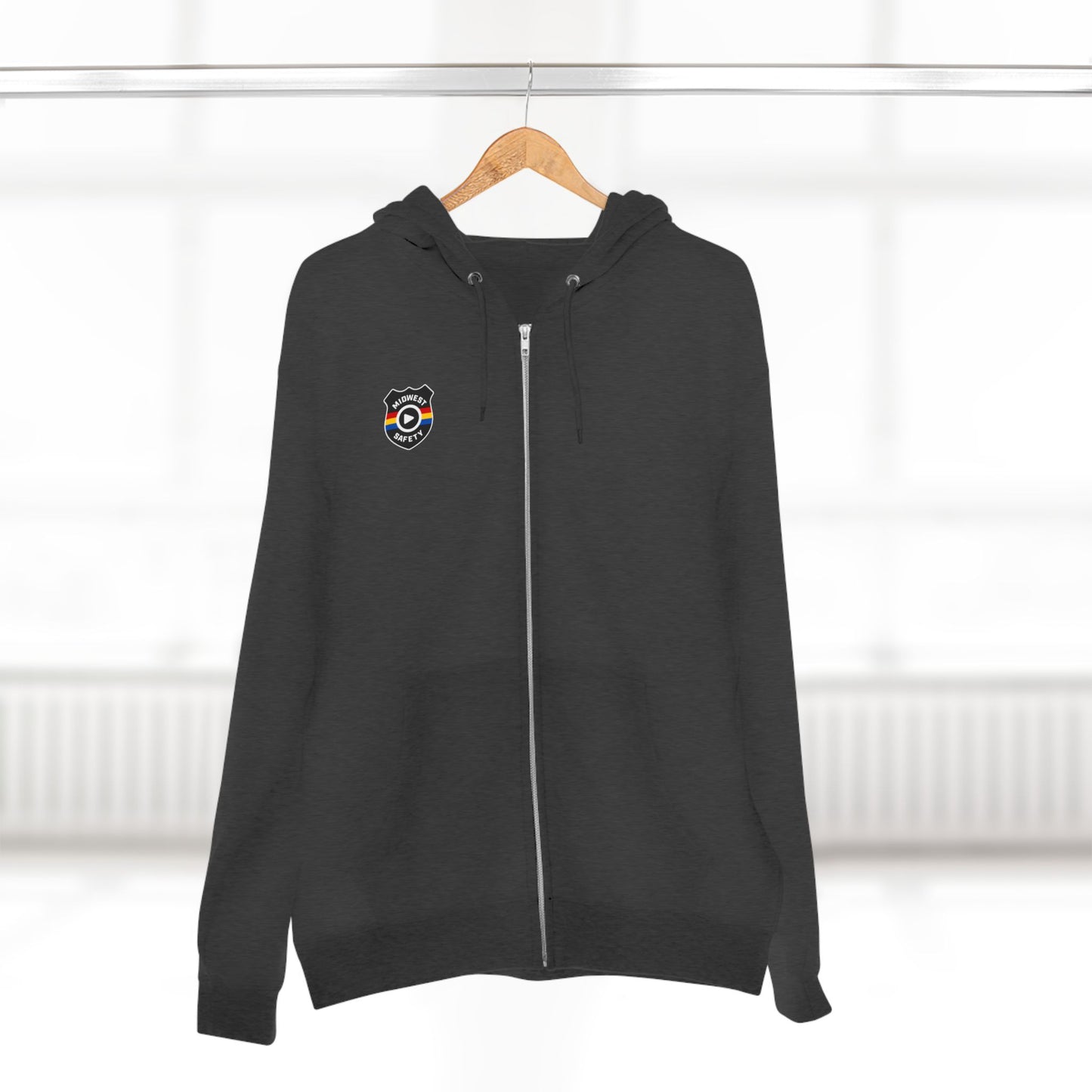 Cozy Unisex Zip Hoodie with Unique Design - Perfect for Casual Wear