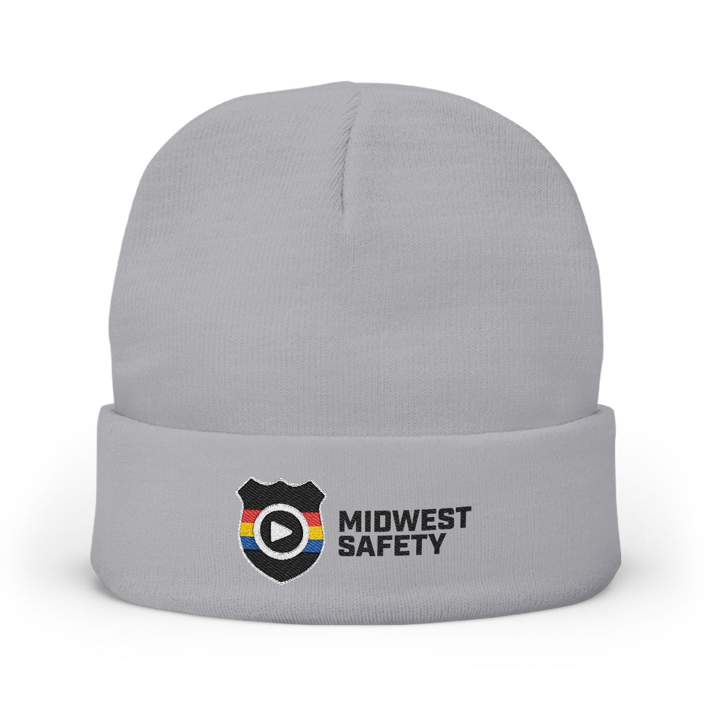 Knit Beanie (Embroidery) Horizontal Midwest Safety Logo