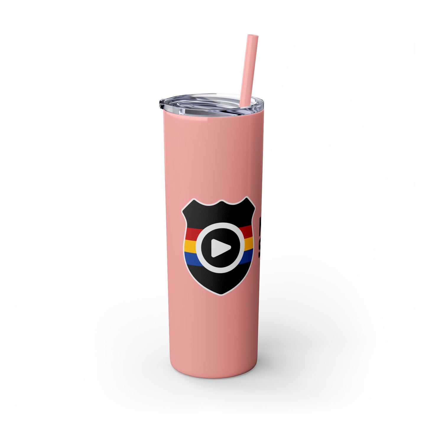 20oz Skinny Tumbler with Straw - MIDWEST SAFETY Design