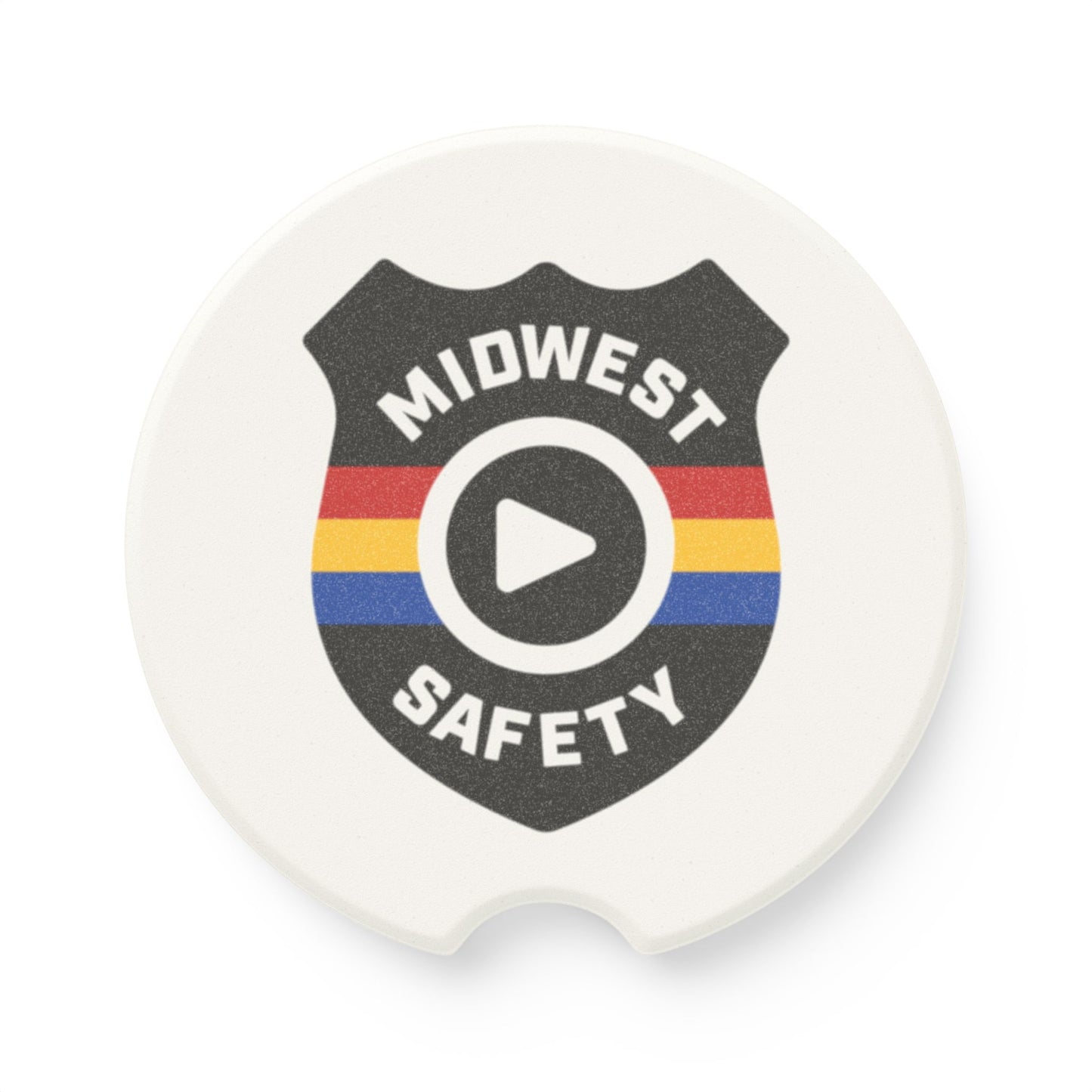 Midwest Safety Soapstone Car Coaster - Durable & Stylish Drink Holder