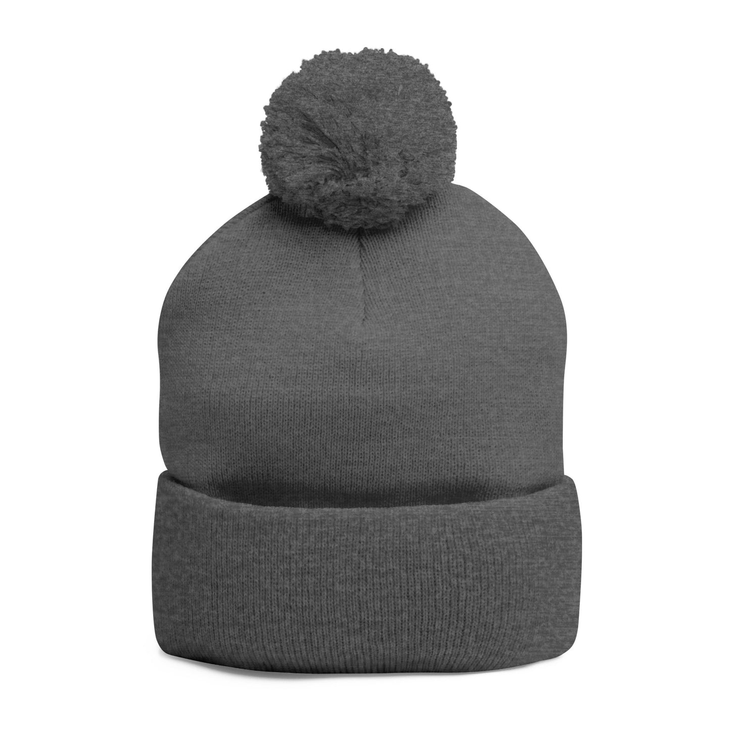 Cozy Pom-Pom Knit Cap - Stylish Winter Beanie, Holiday Gift, Warm Hat for Outdoor Activities, Beanie with Custom Embroidery