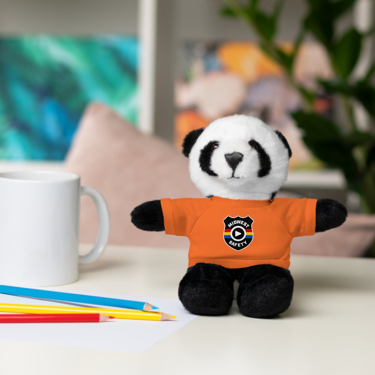 Safety-Themed Stuffed Animal Plush Toy