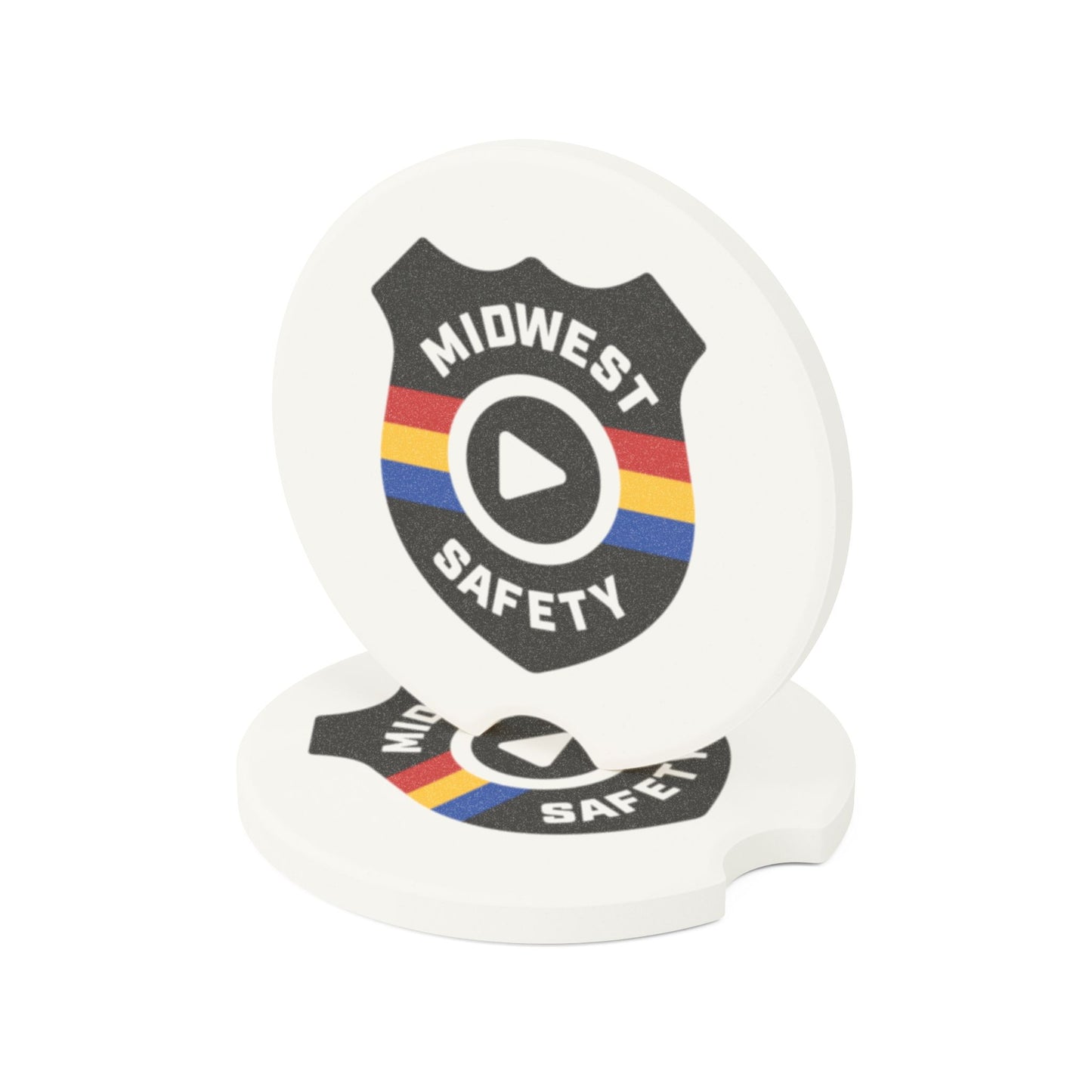 Midwest Safety Soapstone Car Coaster - Durable & Stylish Drink Holder