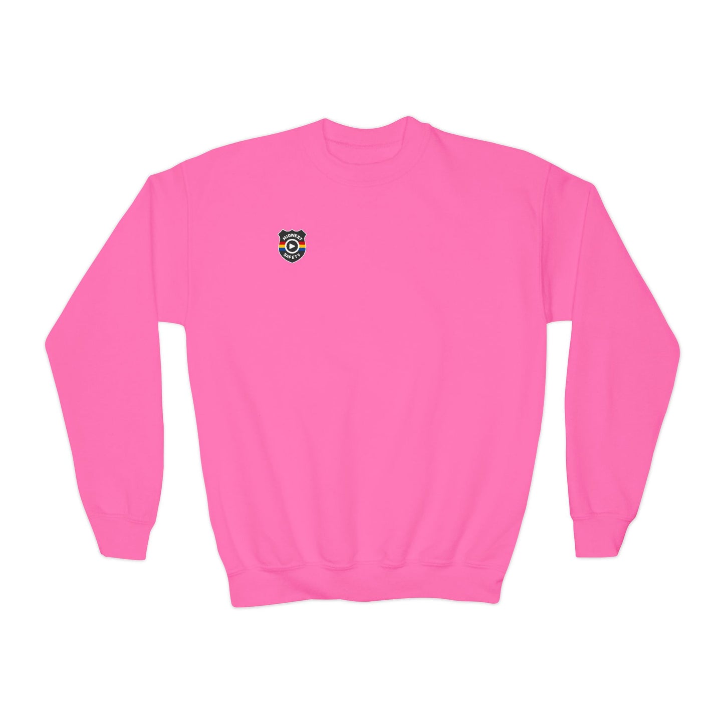 Youth Crewneck Sweatshirt - Cute Logo Design, Cozy Kids Apparel for Everyday Wear, Gifts for Birthdays, Holidays