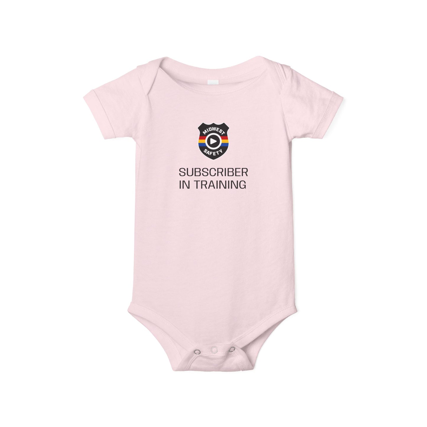 Funny Infant Jersey One Piece - 'Subscriber in Training' Baby Bodysuit