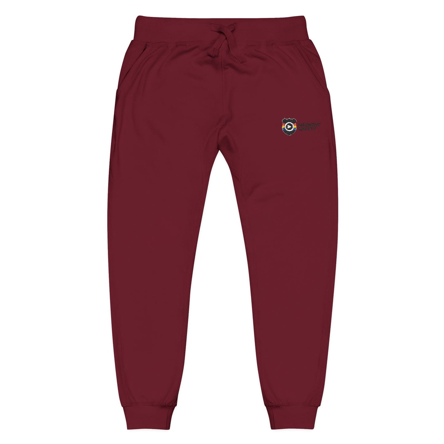 Embroidery Fleece Sweatpants, Cozy Lounge Pants, Personalized Gift, Casual Wear, Unisex Joggers, Perfect for Relaxation