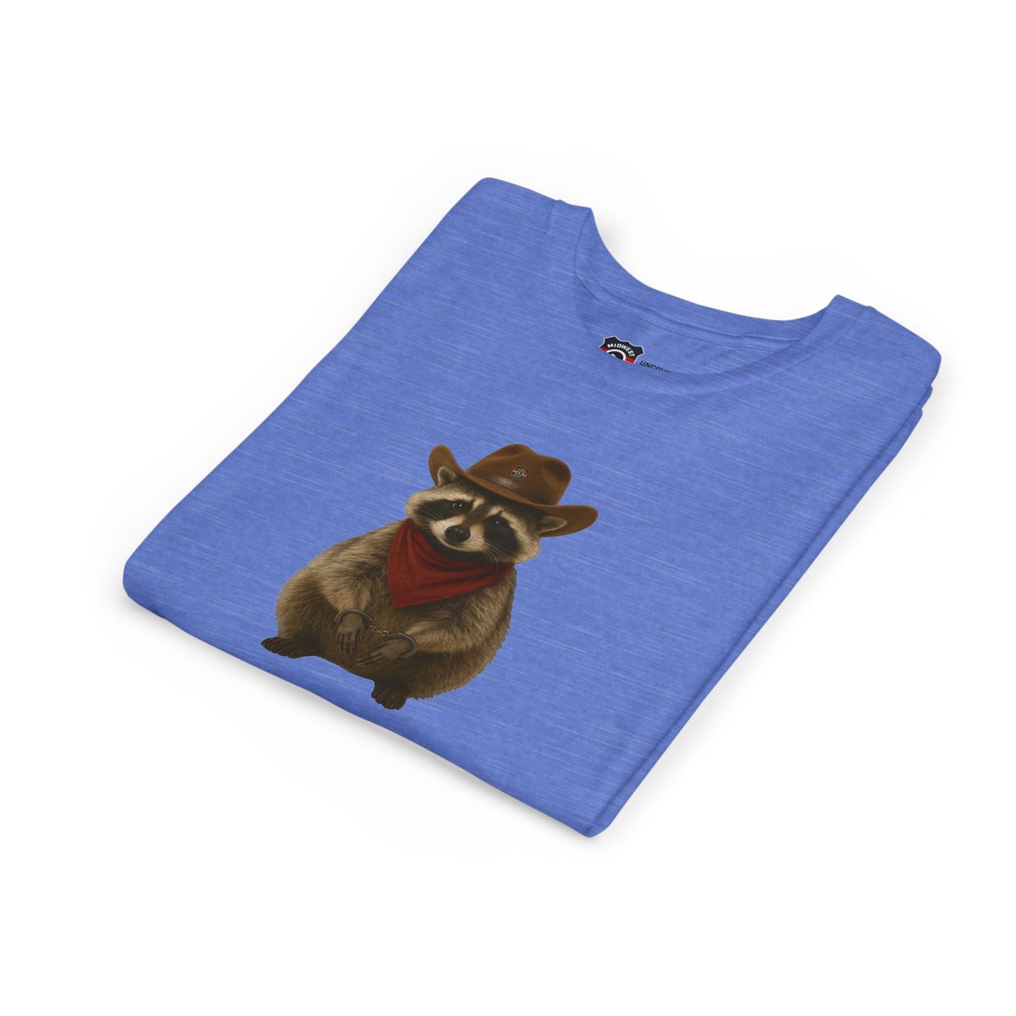 Youth Short Sleeve Tee 'Got Too Wild' Rebel the Raccoon