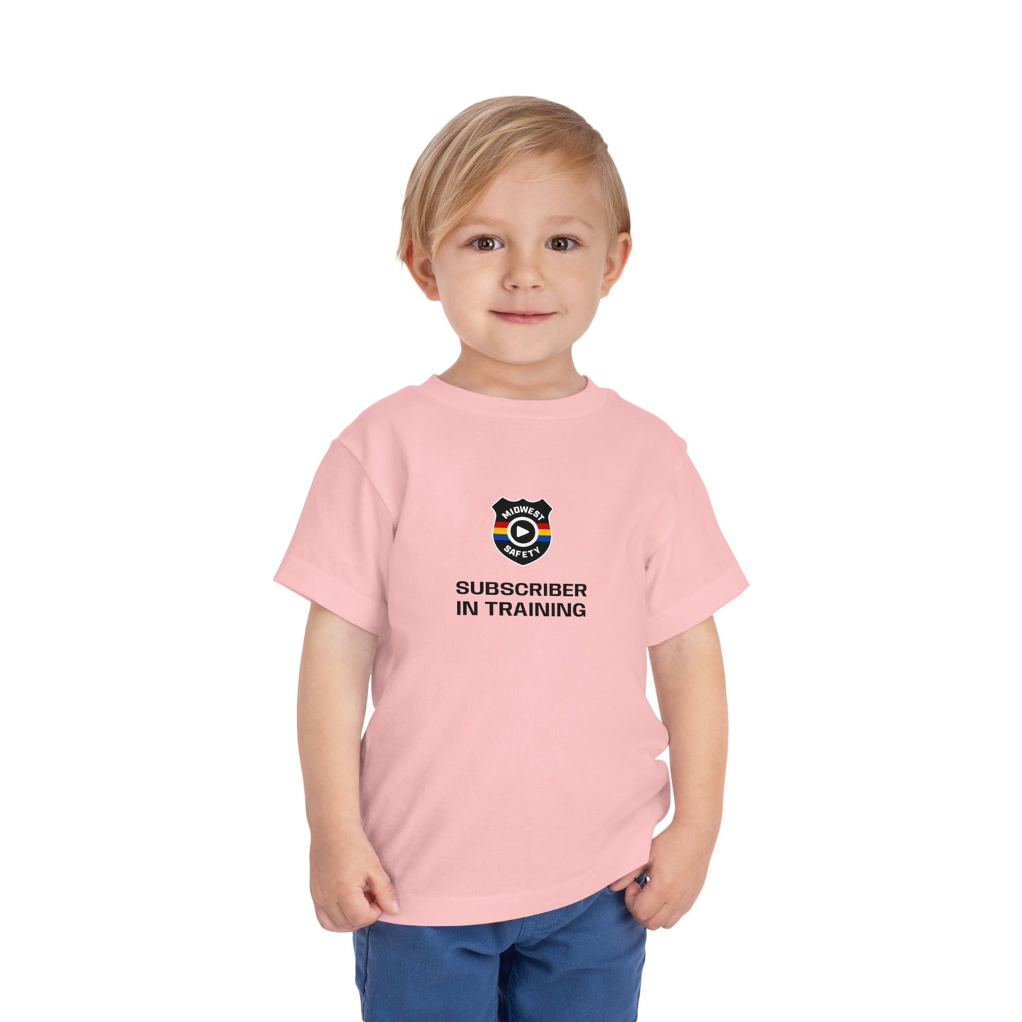 “Subscriber in Training” Adorable Toddler T-Shirt with Funny Design