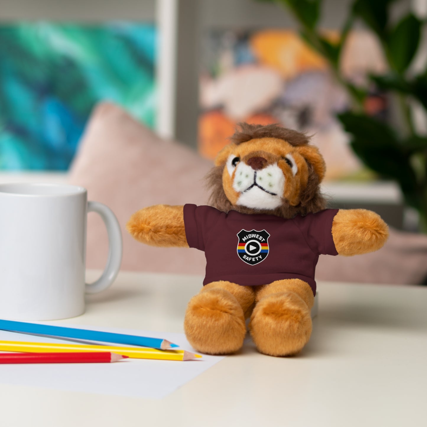 Safety-Themed Stuffed Animal Plush Toy