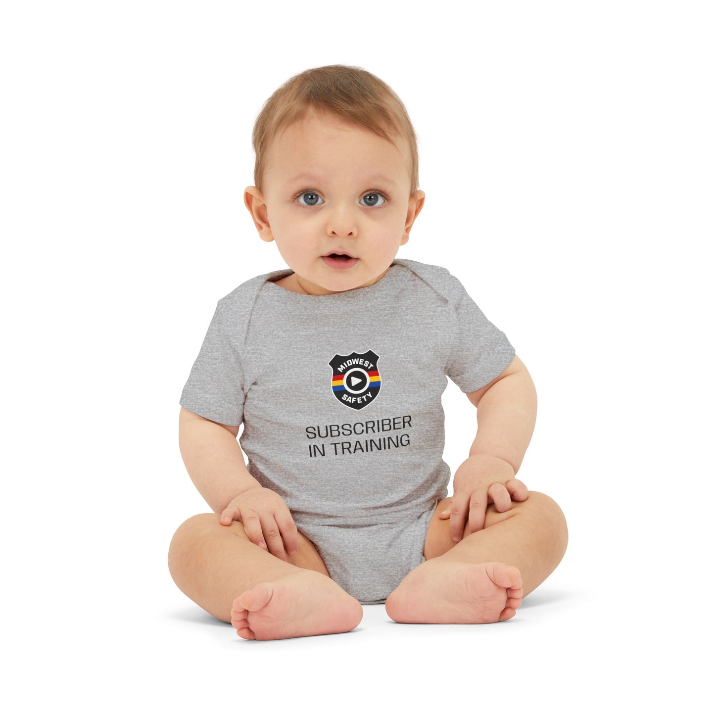 Funny Infant Jersey One Piece - 'Subscriber in Training' Baby Bodysuit