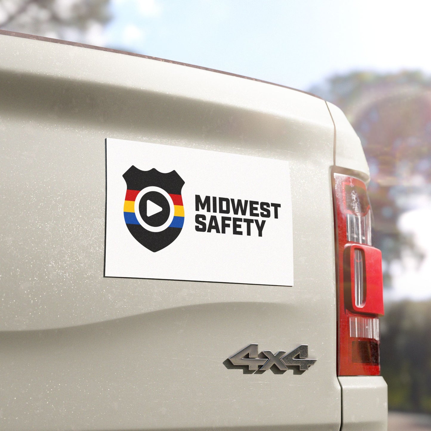 Car Magnet 7.5"x4.5" - Midwest Safety Horizontal Logo