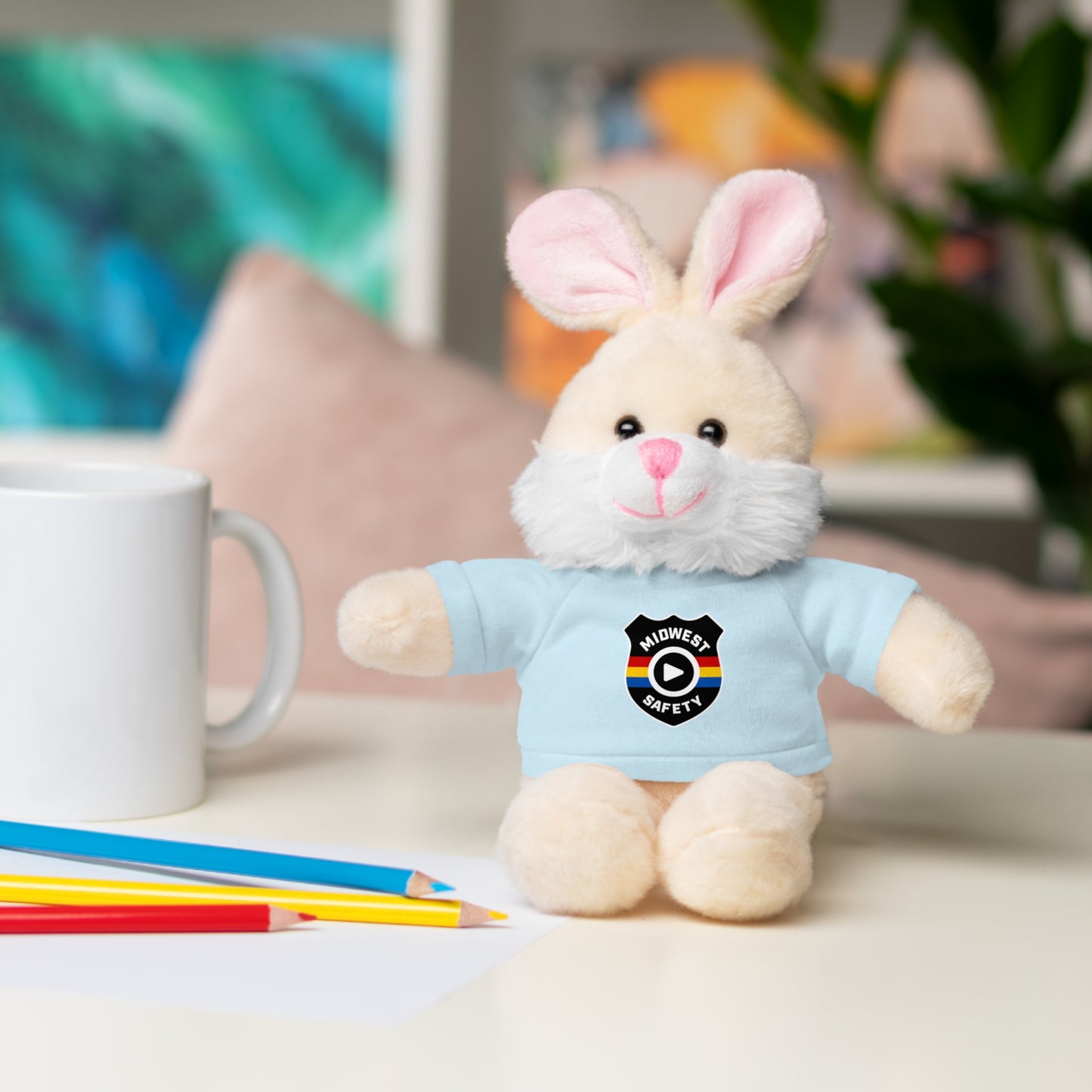 Safety-Themed Stuffed Animal Plush Toy