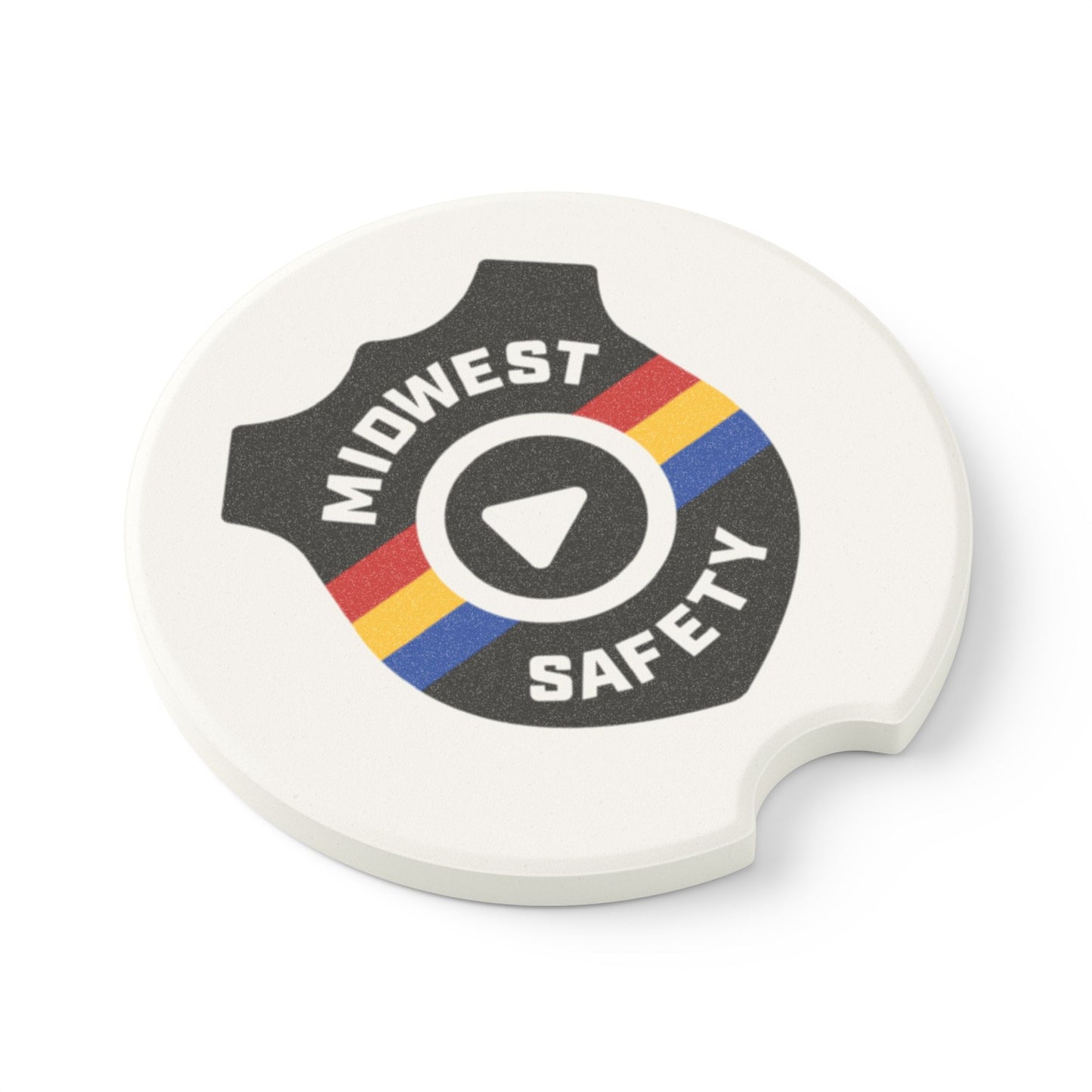 Midwest Safety Soapstone Car Coaster - Durable & Stylish Drink Holder