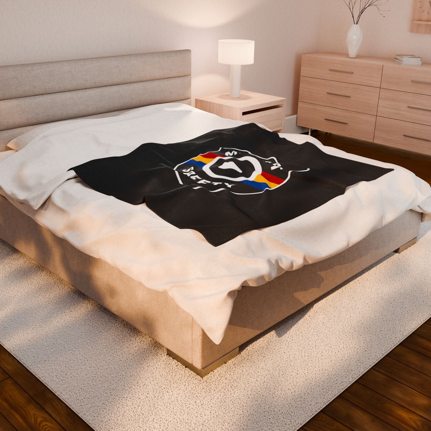 Midwest Safety Velveteen Plush Blanket - Cozy Custom Blanket for Relaxation & Comfort