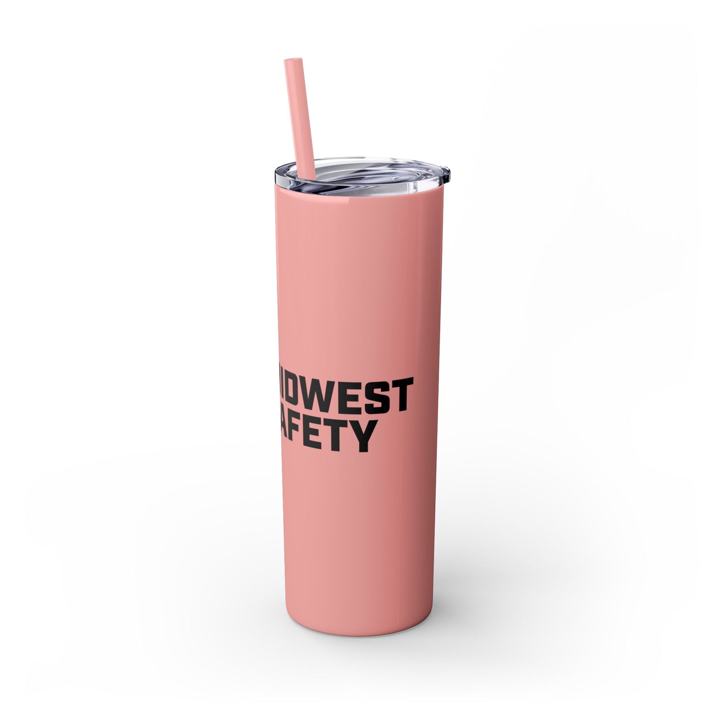 20oz Skinny Tumbler with Straw - MIDWEST SAFETY Design
