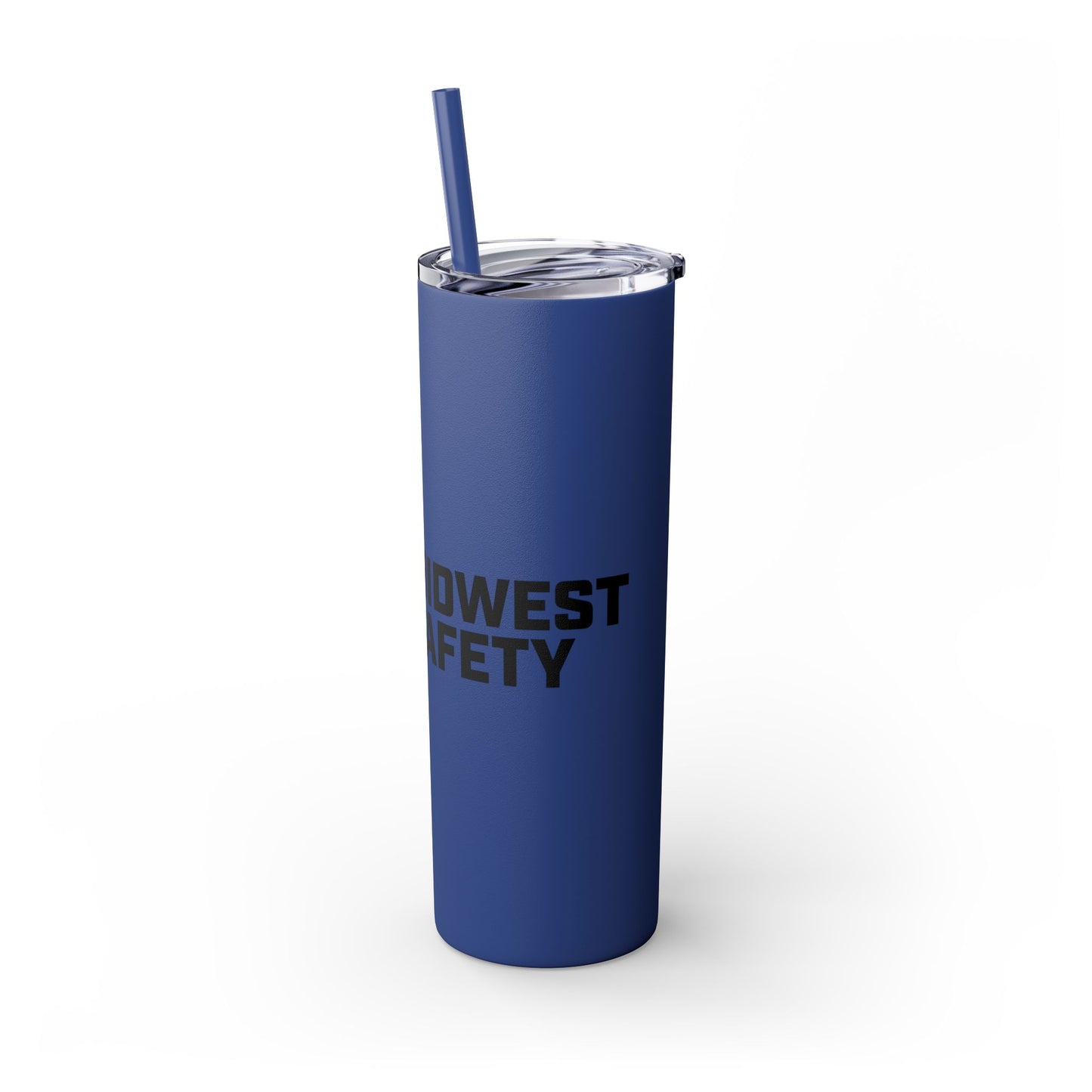 20oz Skinny Tumbler with Straw - MIDWEST SAFETY Design