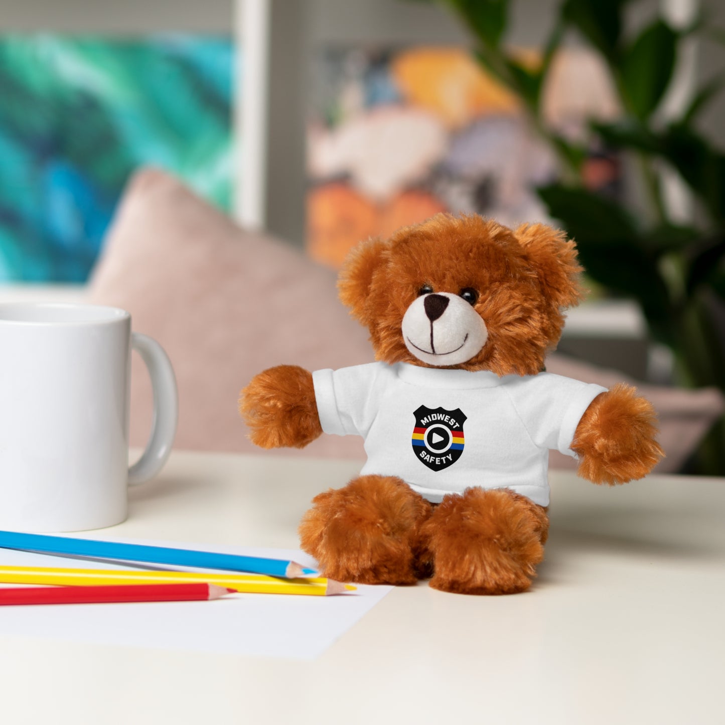 Safety-Themed Stuffed Animal Plush Toy