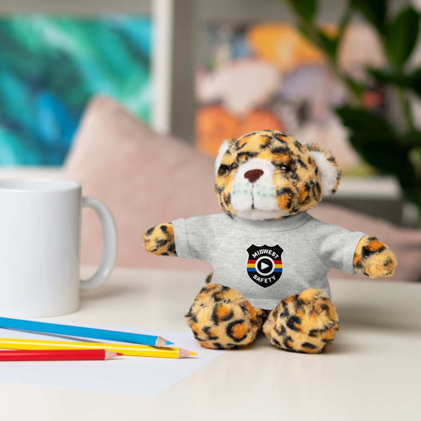 Safety-Themed Stuffed Animal Plush Toy