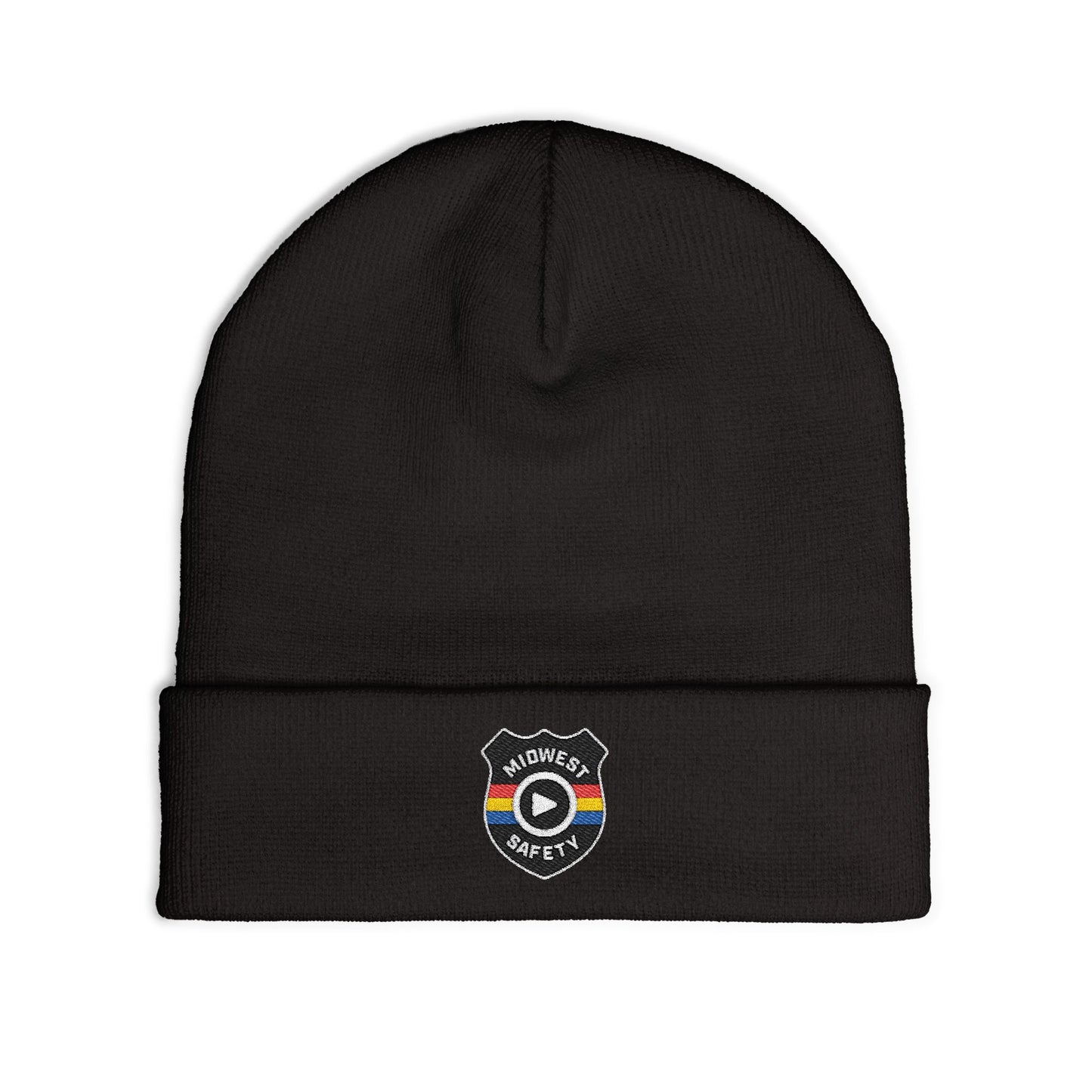 Knit Beanie - Badge Logo (Embroidery)
