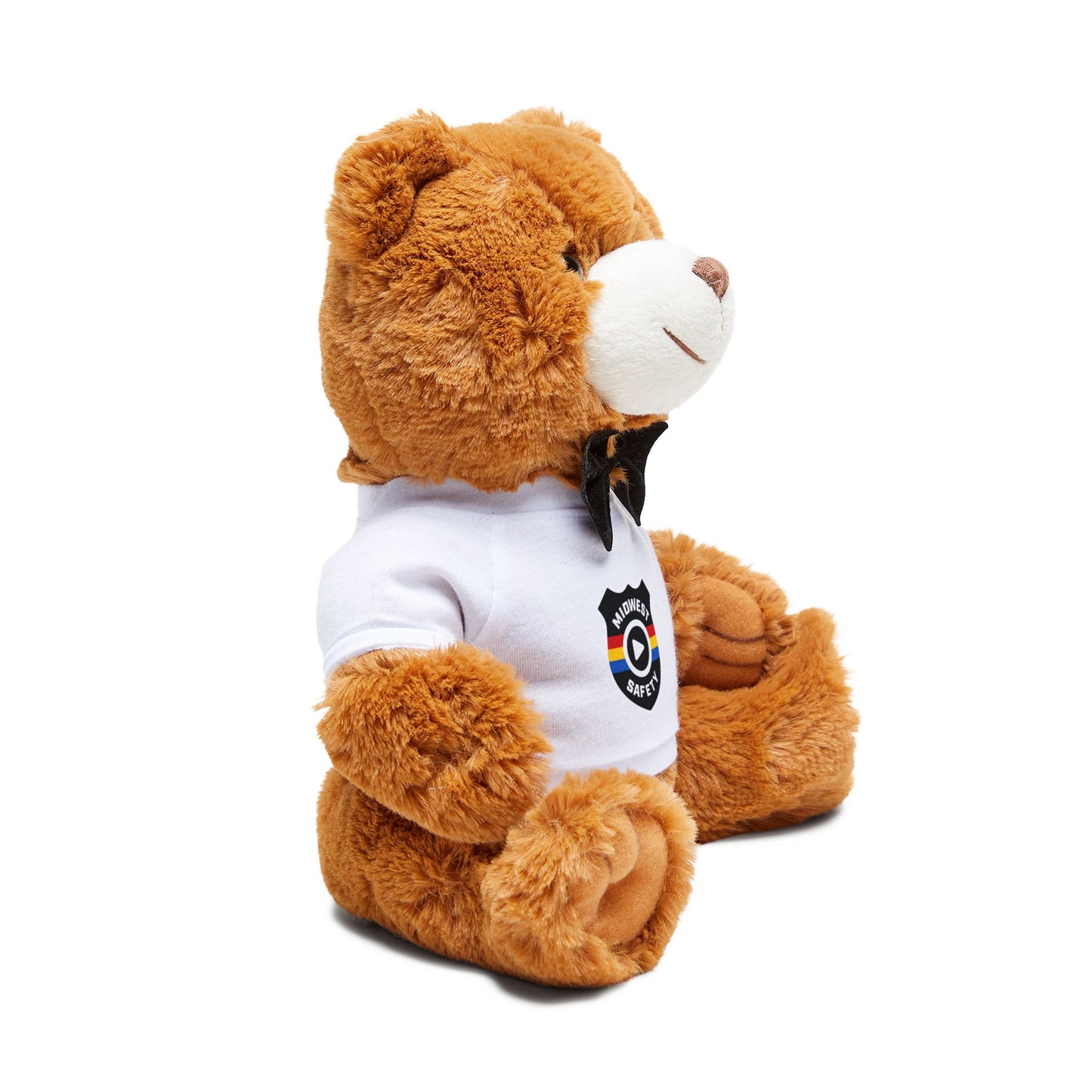 Midwest Safety Teddy Bear with T-Shirt | Plush Stuffed Animal | Perfect Gift for Kids