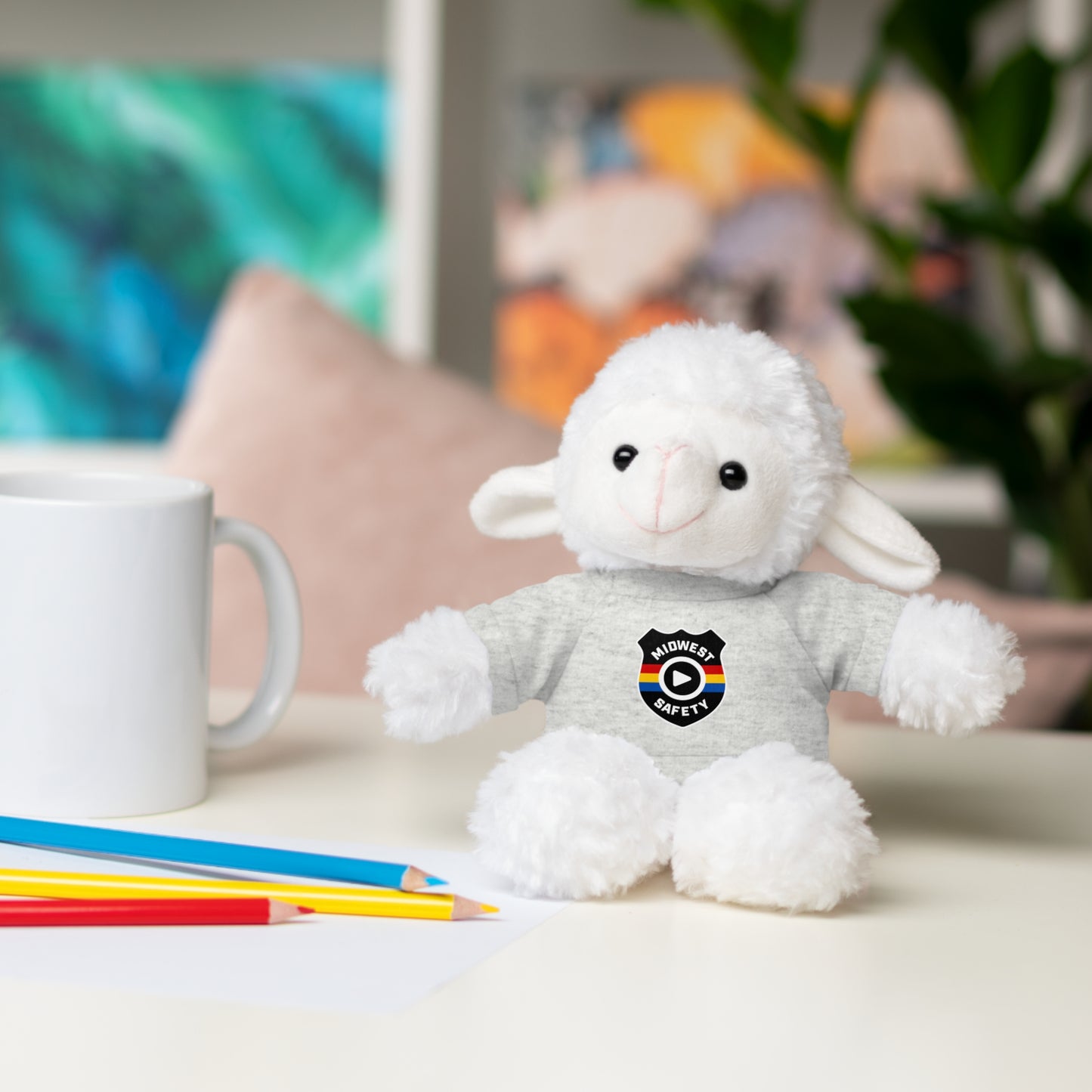 Safety-Themed Stuffed Animal Plush Toy