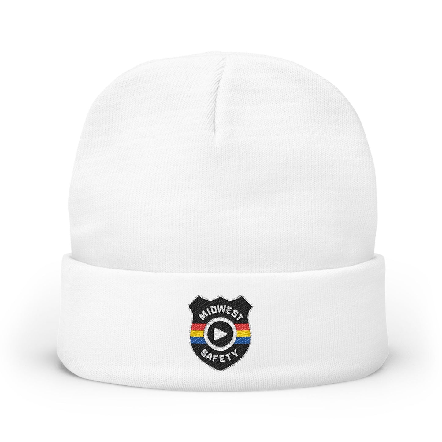 Knit Beanie - Badge Logo (Embroidery)