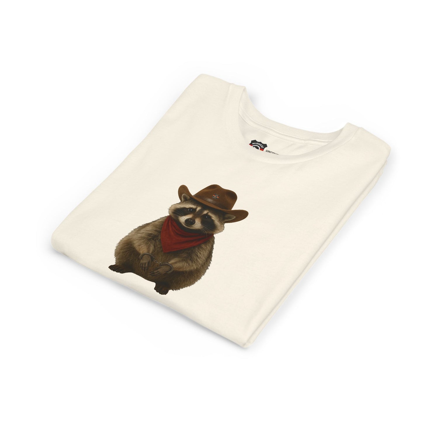 Youth Short Sleeve Tee 'Got Too Wild' Rebel the Raccoon