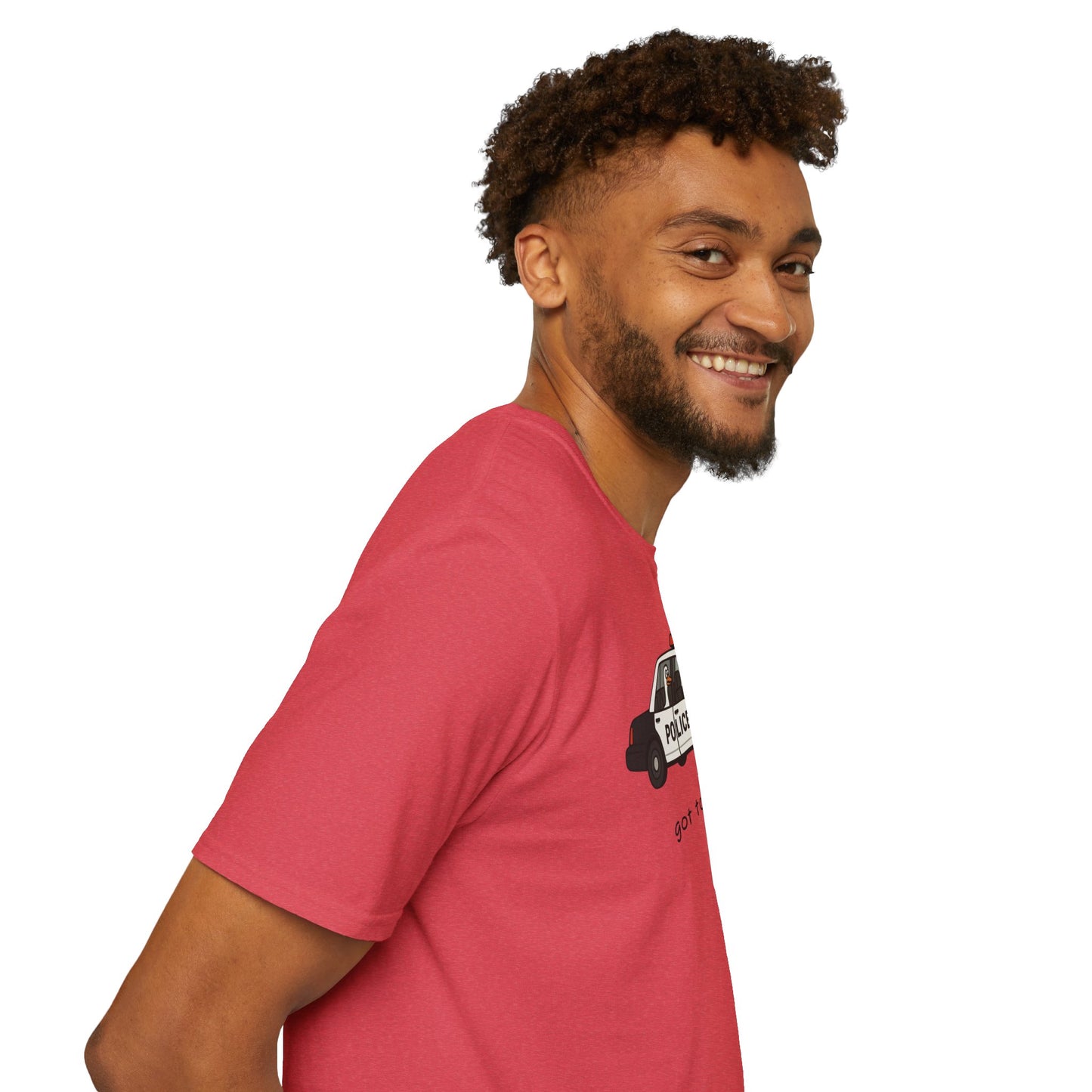 Unisex Softstyle Police Silly T-Shirt - Fun & Quirky Graphic Tee Alternate