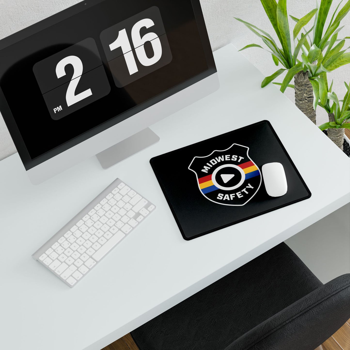 Midwest Safety Desk Mat - Durable Desk Protector with Shield Design