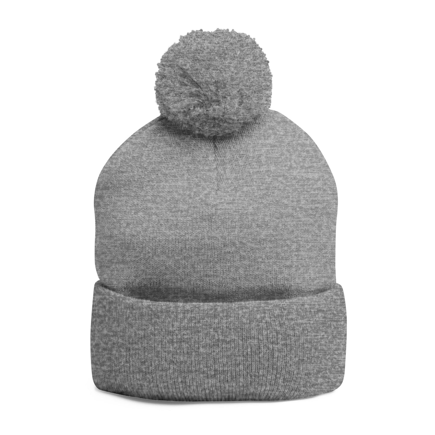 Cozy Pom-Pom Knit Cap - Stylish Winter Beanie, Holiday Gift, Warm Hat for Outdoor Activities, Beanie with Custom Embroidery