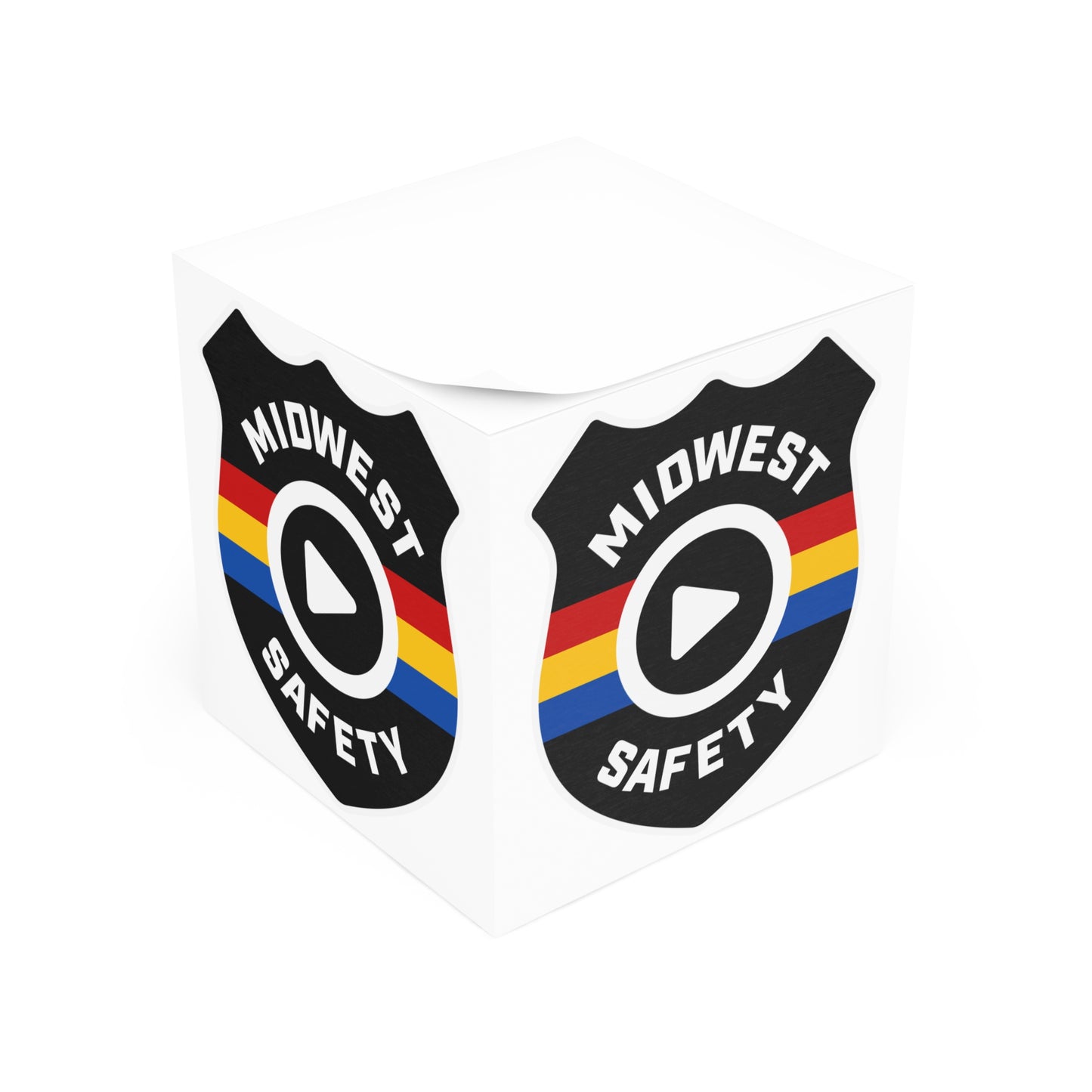 Midwest Safety Note Cube - Fun Desk Accessory for Safety Enthusiasts