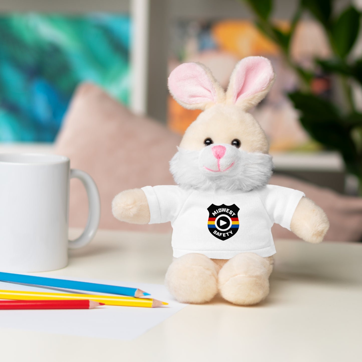Safety-Themed Stuffed Animal Plush Toy