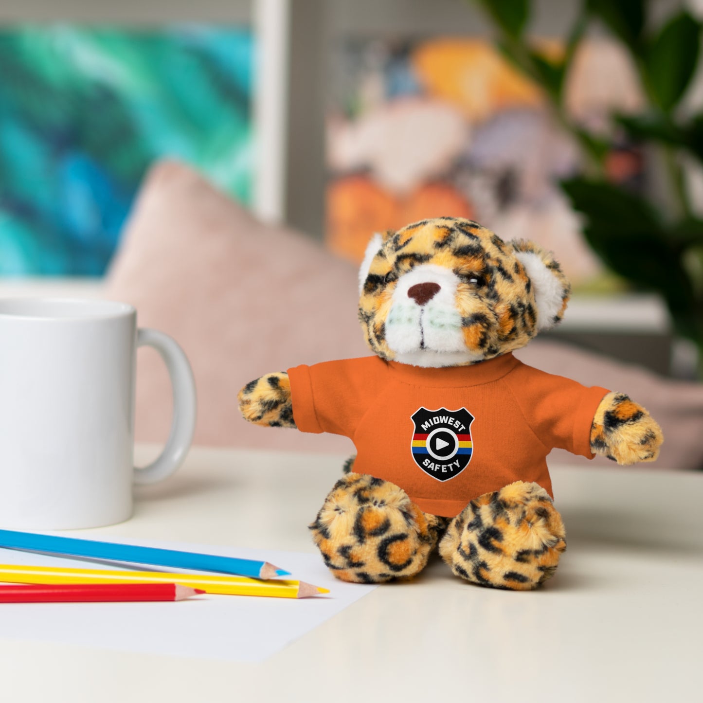 Safety-Themed Stuffed Animal Plush Toy