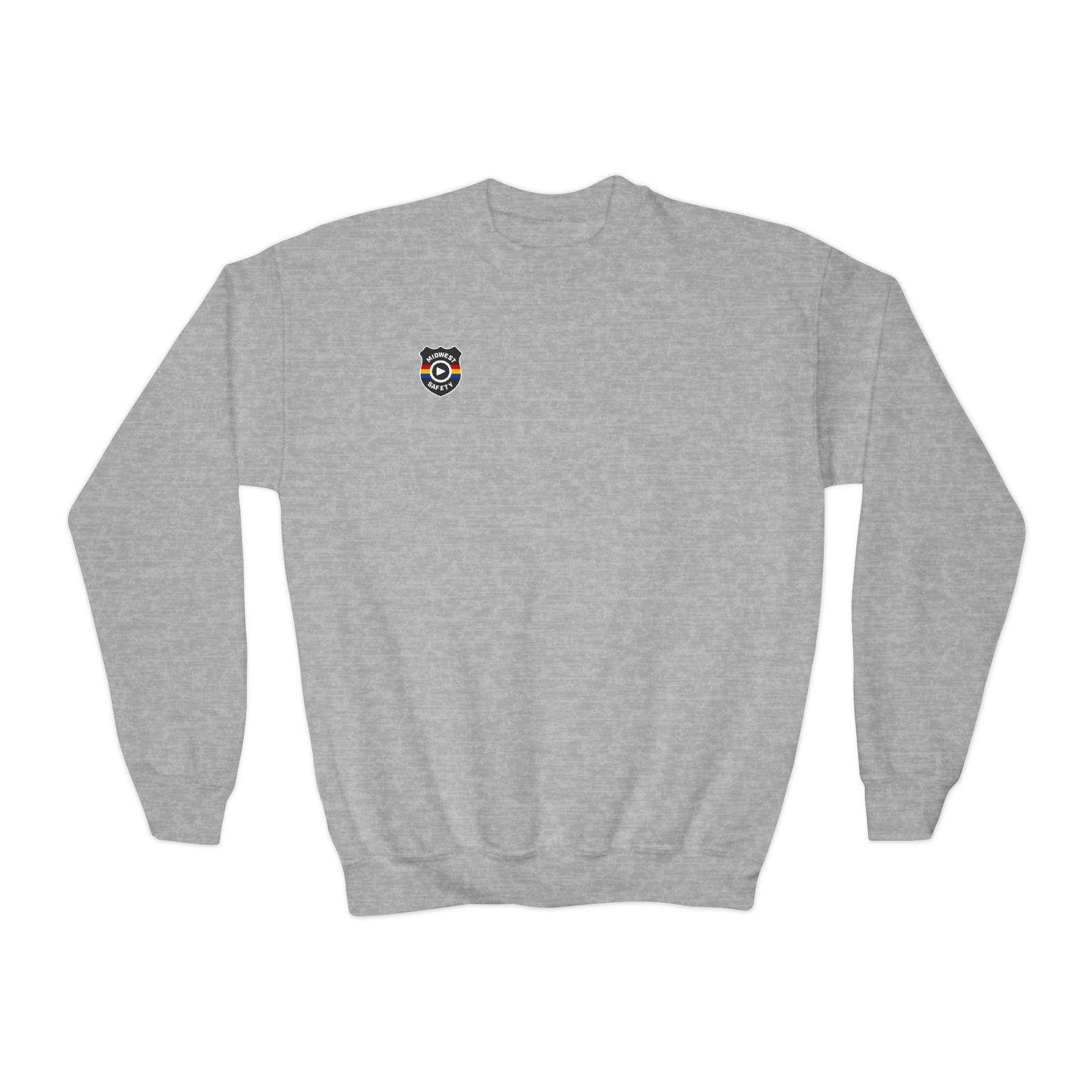 Youth Crewneck Sweatshirt - Cute Logo Design, Cozy Kids Apparel for Everyday Wear, Gifts for Birthdays, Holidays