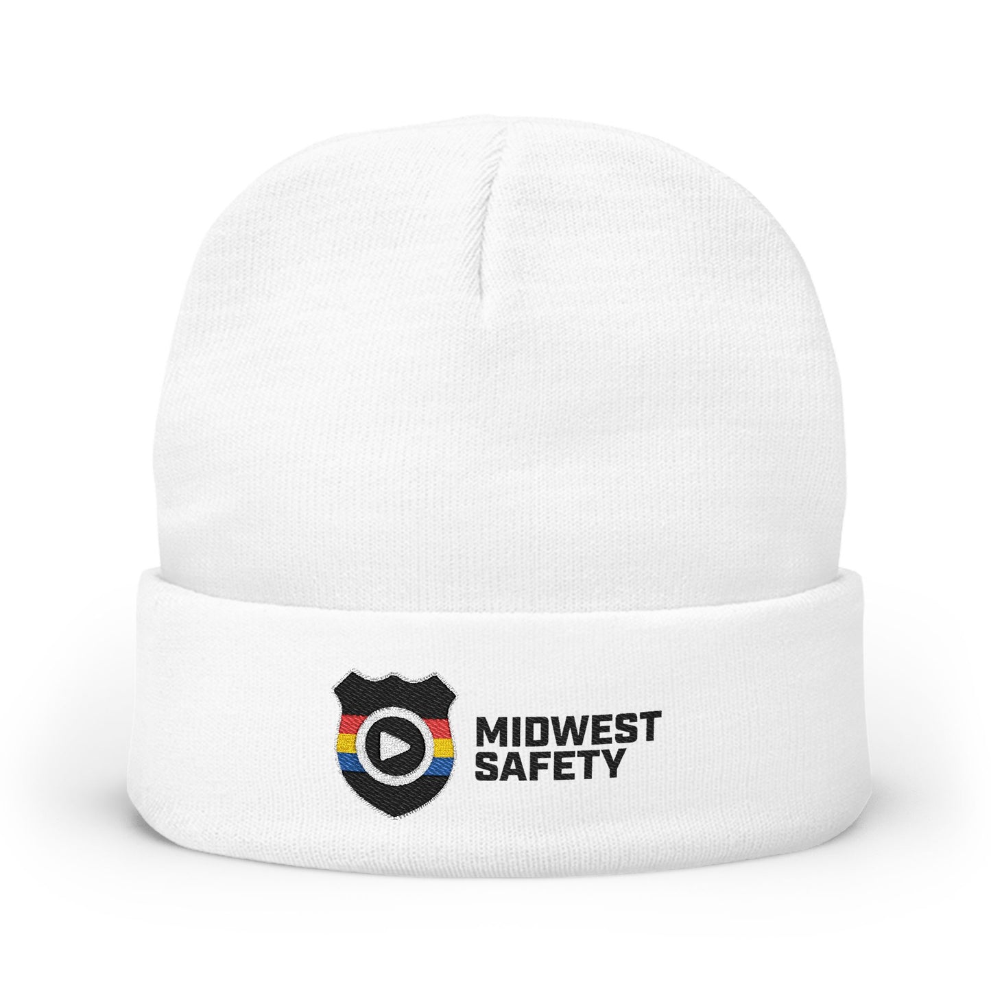 Knit Beanie (Embroidery) Horizontal Midwest Safety Logo