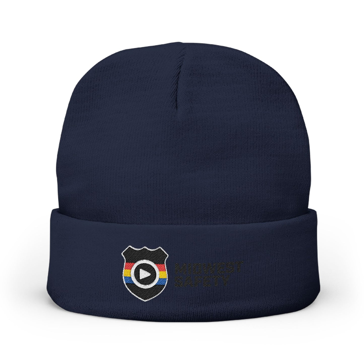 Knit Beanie (Embroidery) Horizontal Midwest Safety Logo