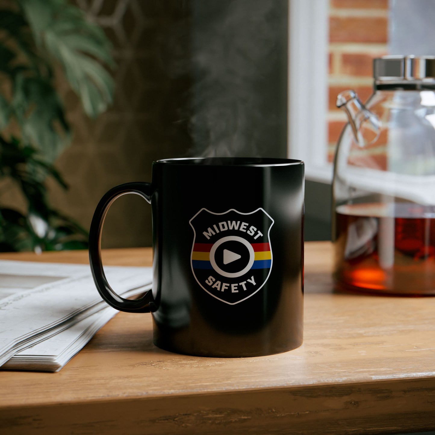Midwest Safety Black Mug - 11oz & 15oz