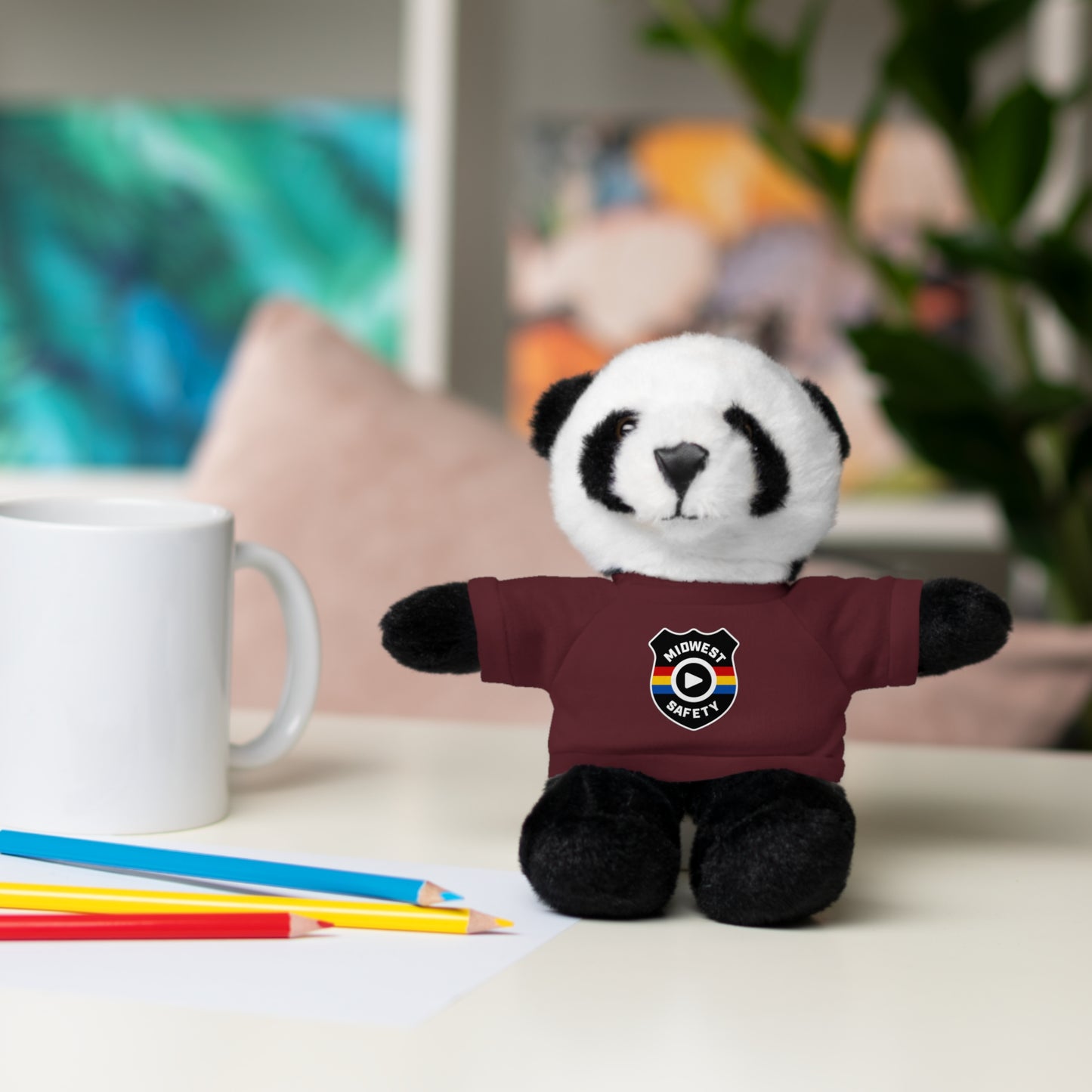 Safety-Themed Stuffed Animal Plush Toy