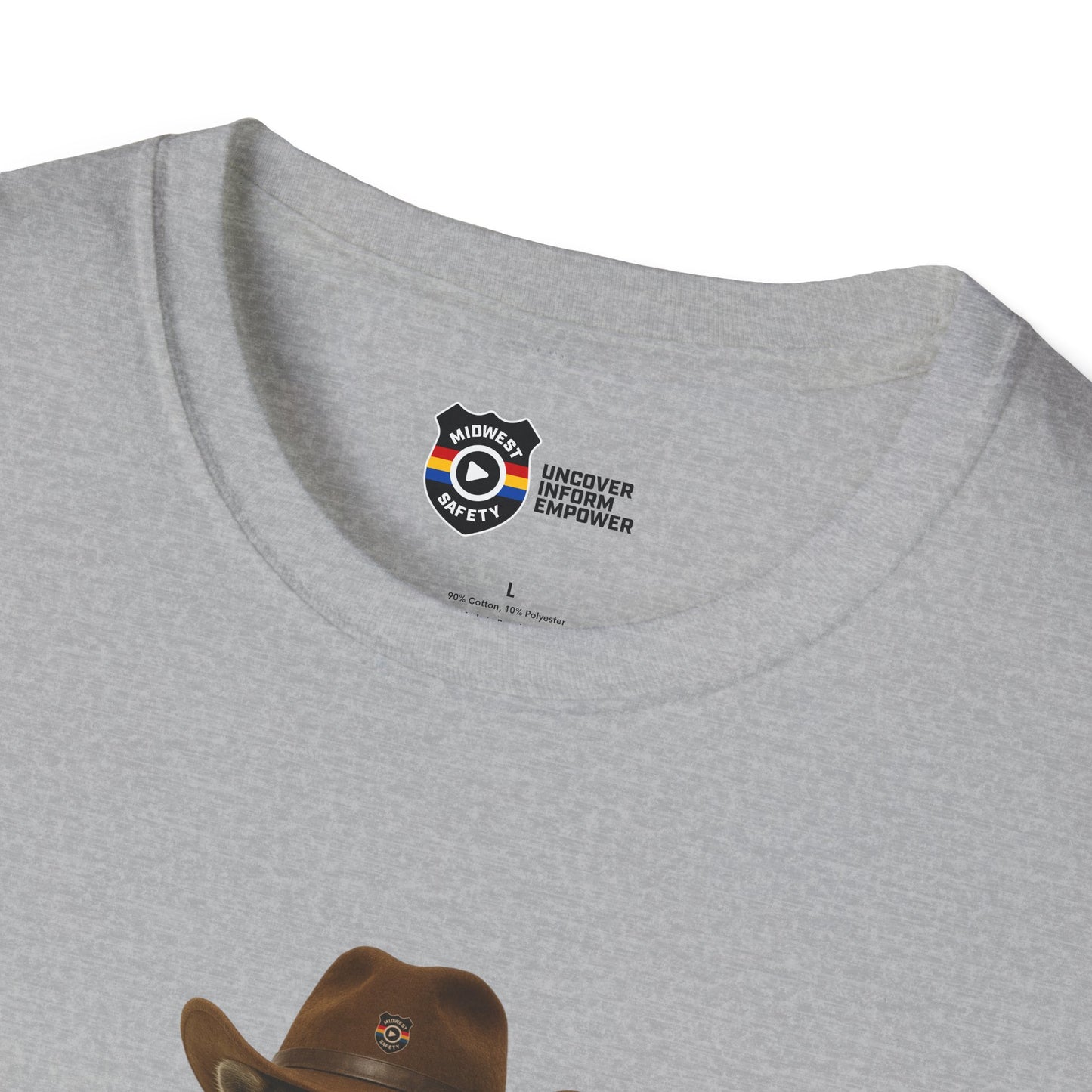 Got Too Wild Raccoon Cowboy Unisex Softstyle T-Shirt