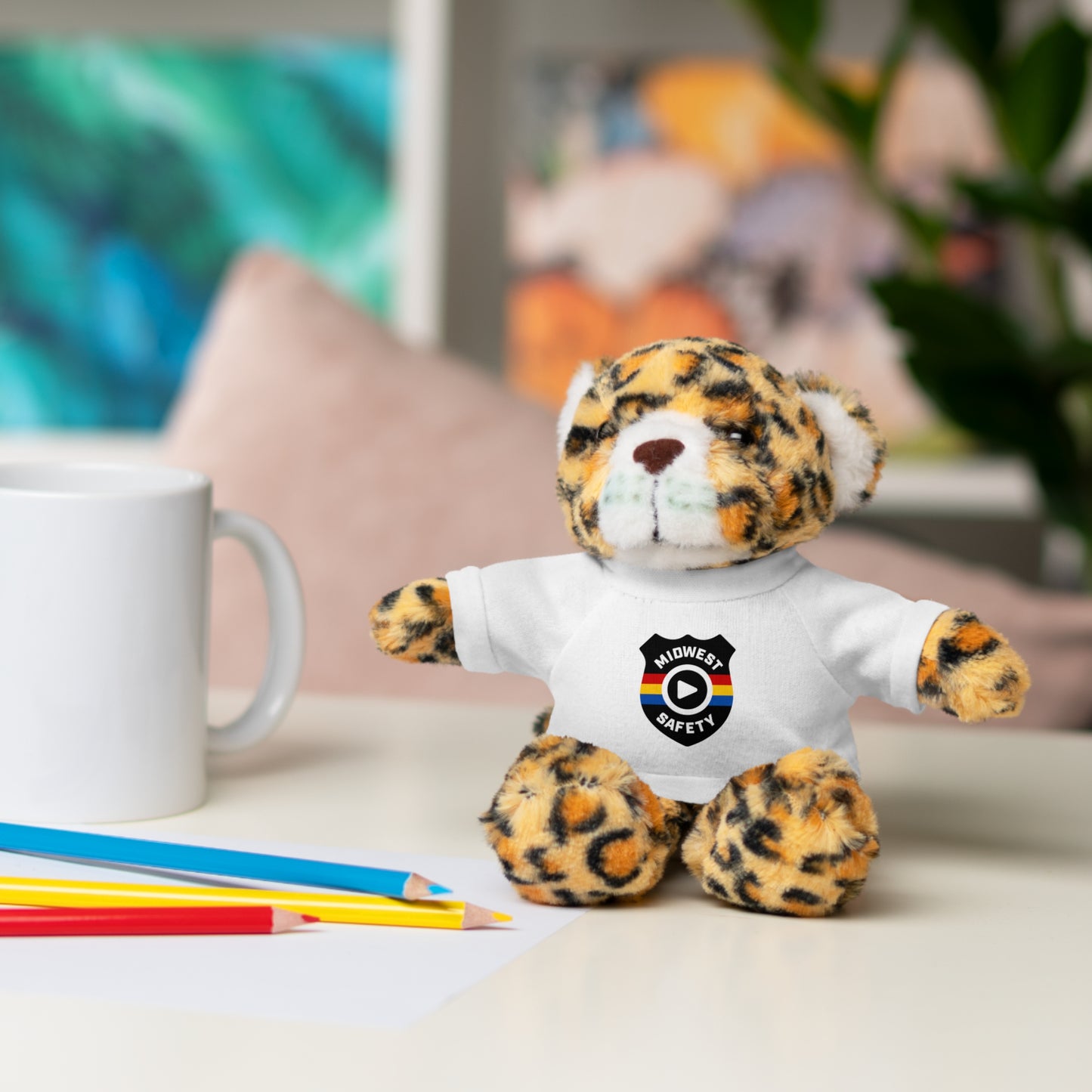 Safety-Themed Stuffed Animal Plush Toy