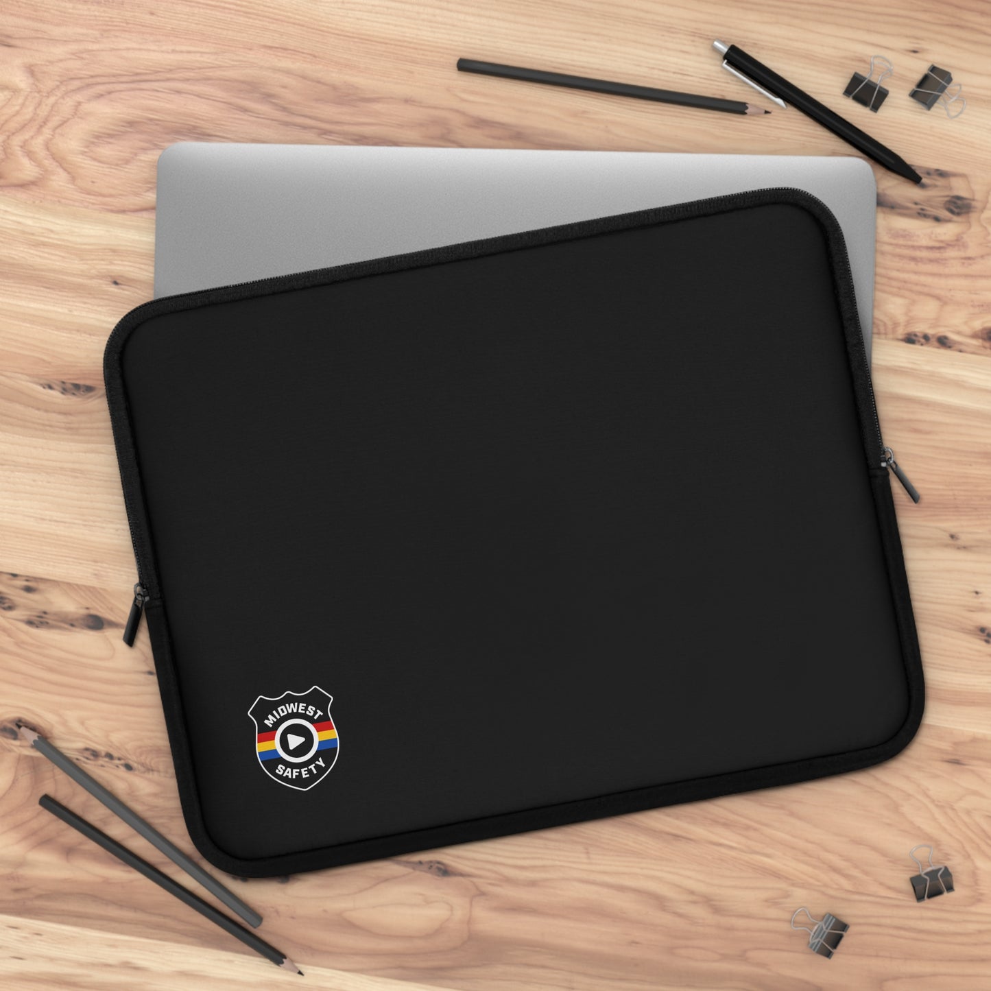 Midnight Safety Laptop Sleeve - Stylish Protection for Your Device