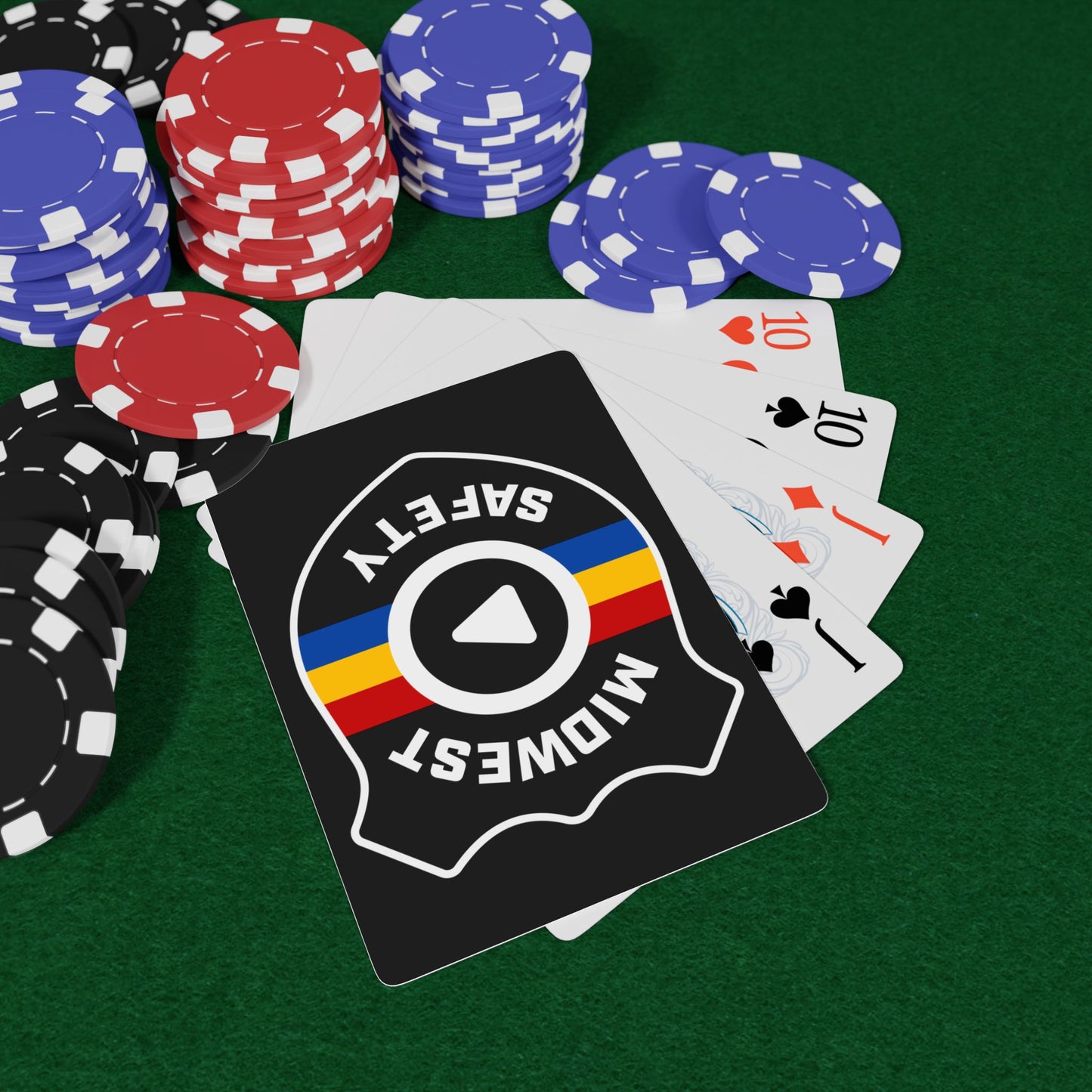Midwest Safety Poker Playing Cards - Unique Design for Game Night
