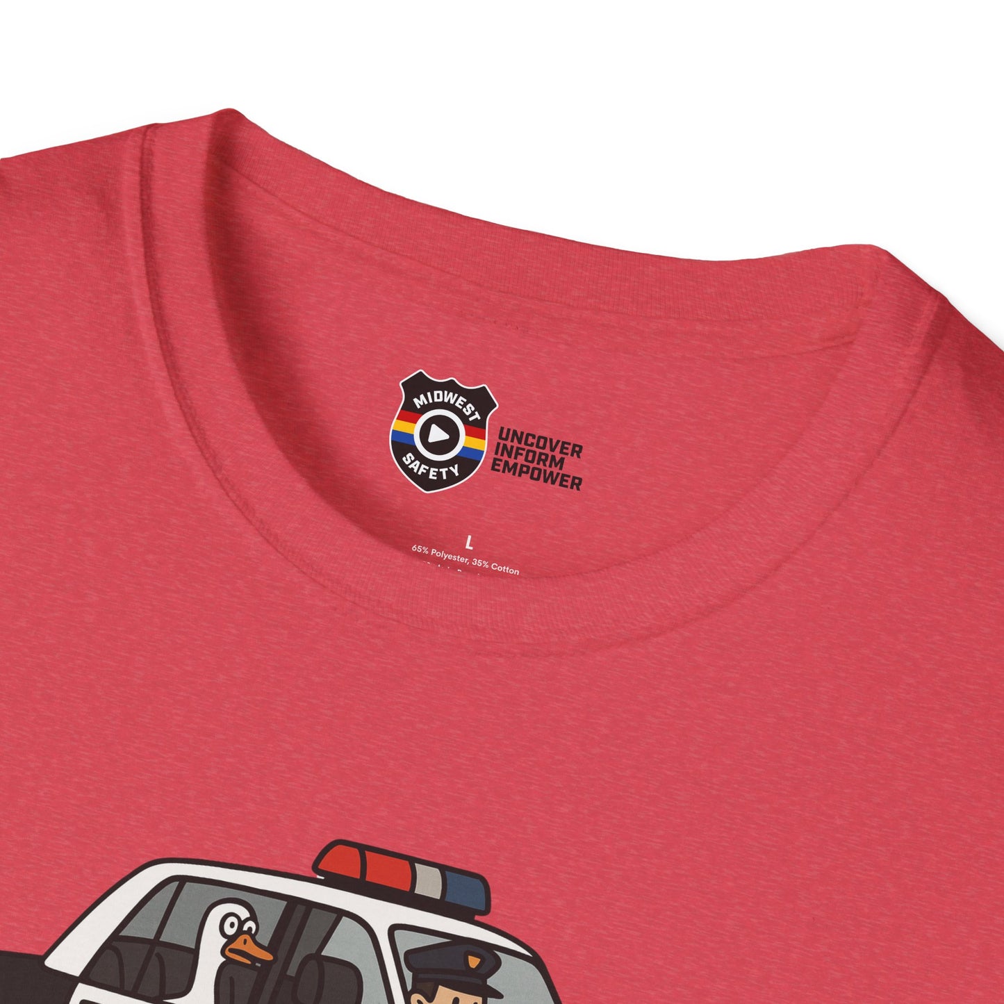 Unisex Softstyle Police Silly T-Shirt - Fun & Quirky Graphic Tee Alternate