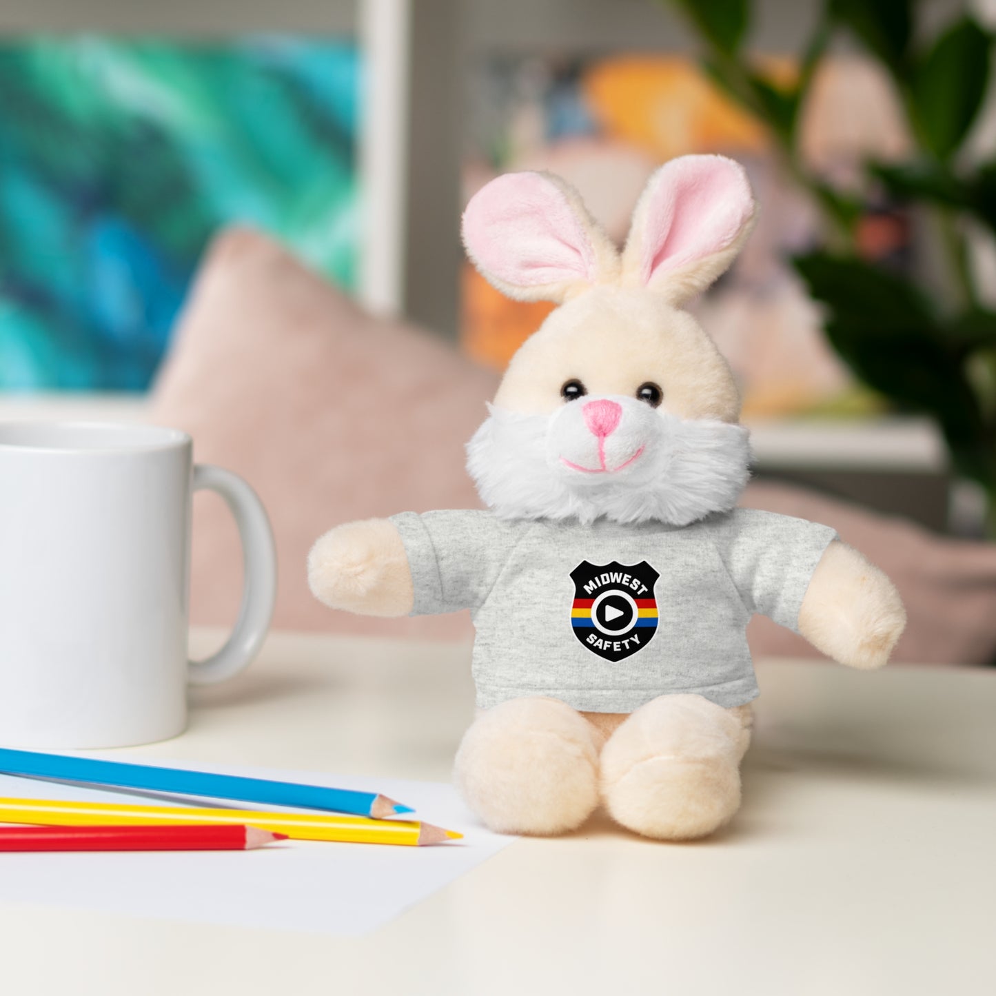 Safety-Themed Stuffed Animal Plush Toy