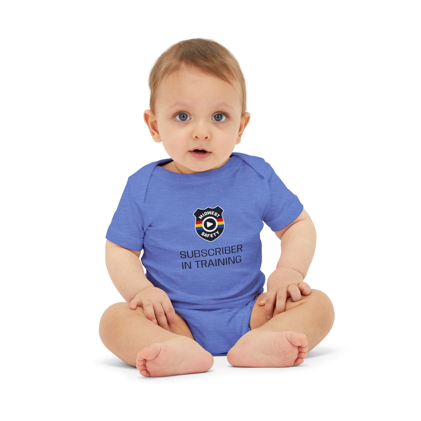 Funny Infant Jersey One Piece - 'Subscriber in Training' Baby Bodysuit