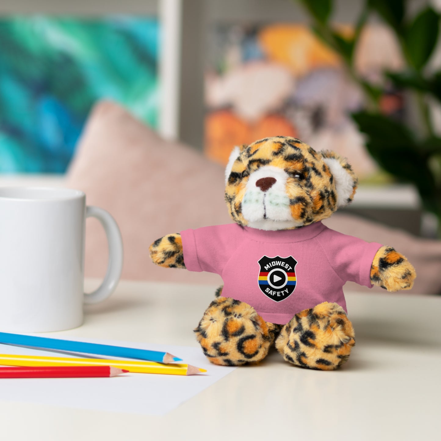 Safety-Themed Stuffed Animal Plush Toy