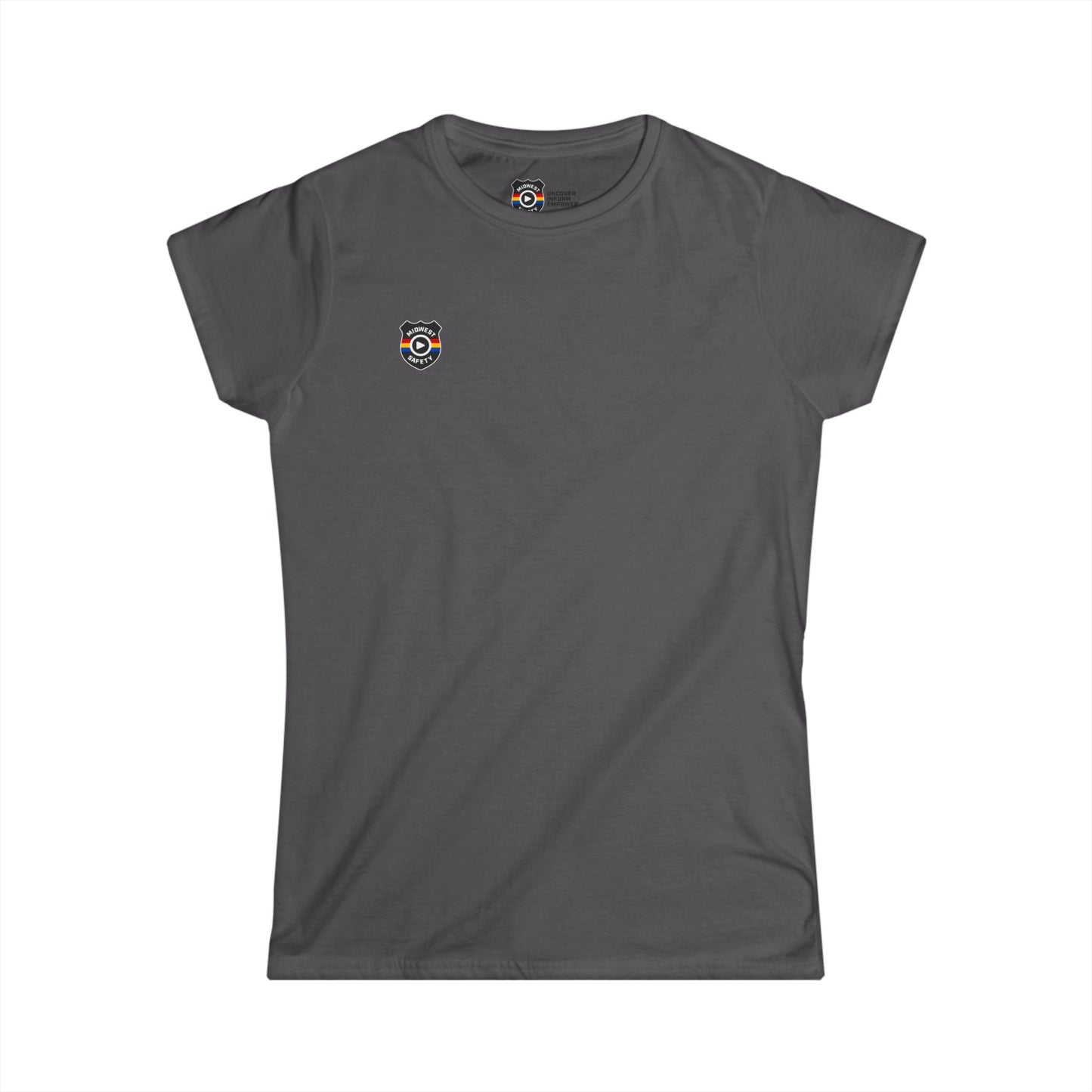 Midwest Safety Women's Softstyle Tee - Comfortable Casual Wear - Alternate Logo