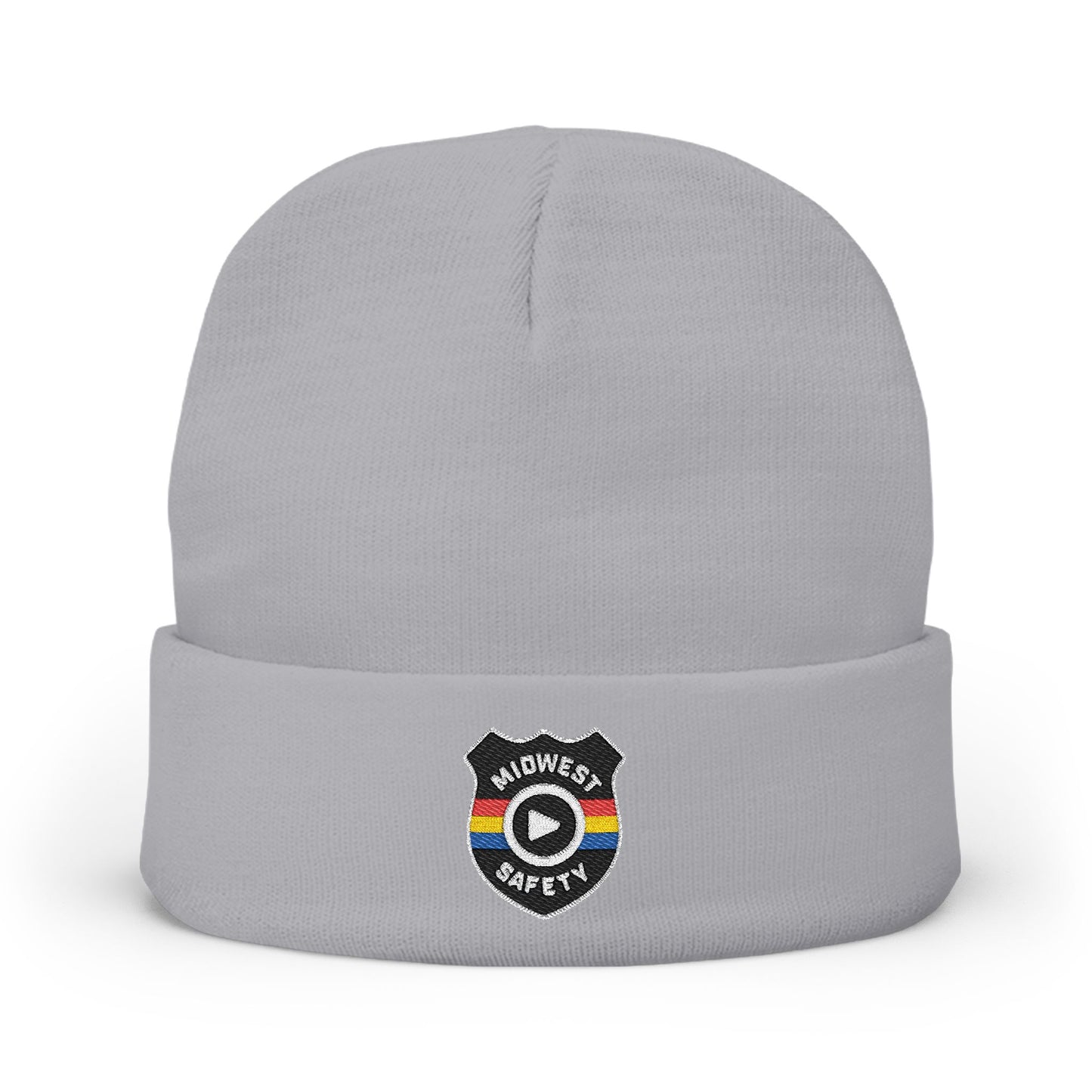 Knit Beanie - Badge Logo (Embroidery)